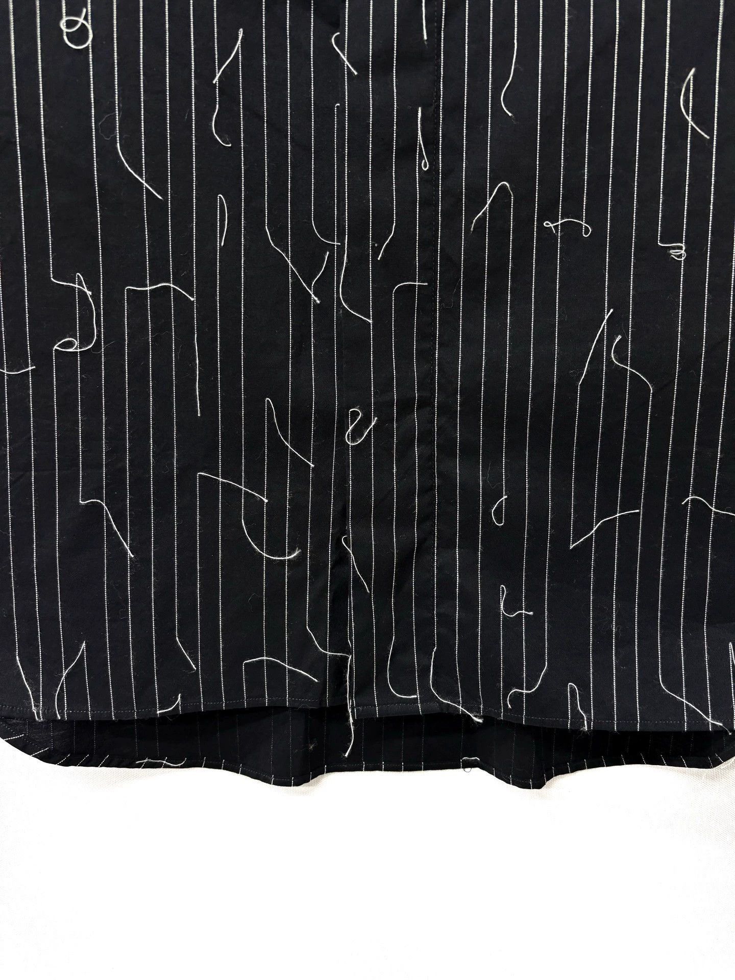 Dior Black Sleeveless Striped Abstract Button-Up Shirt Size US M / EU 48-50 / 2 - 6 Thumbnail