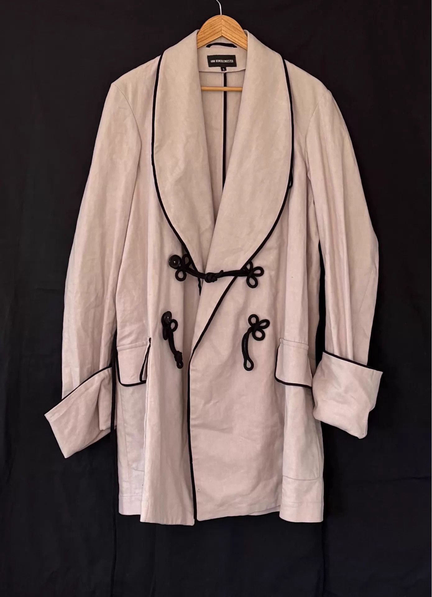 Ann Demeulemeester Multi Color Structured Long Jacket Size US S / EU 44-46 / 1 - 2 Thumbnail