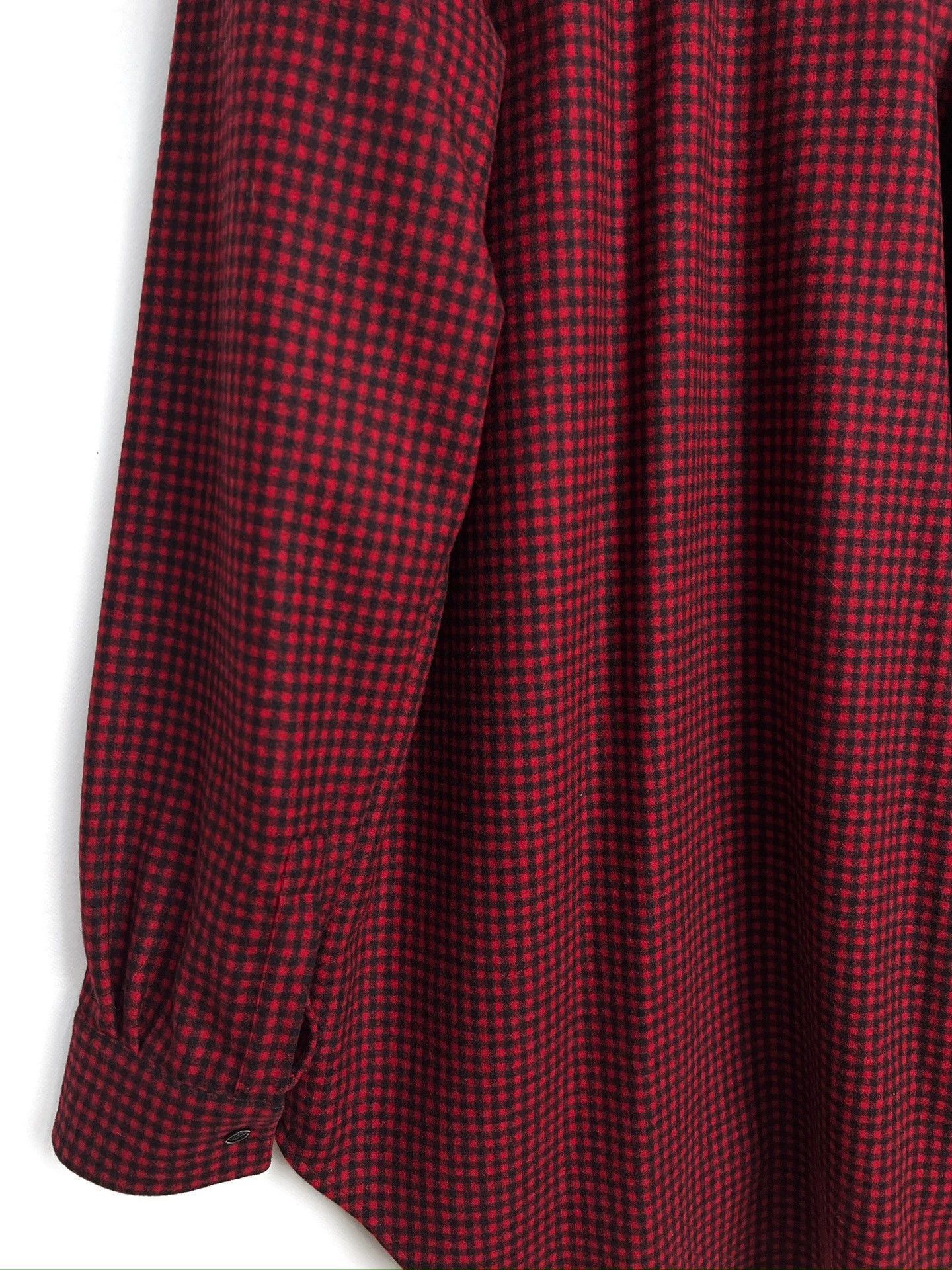 Dior Red Checkered Long Sleeve Button-Up Shirt Size US XS / EU 42 / 0 - 6 Thumbnail