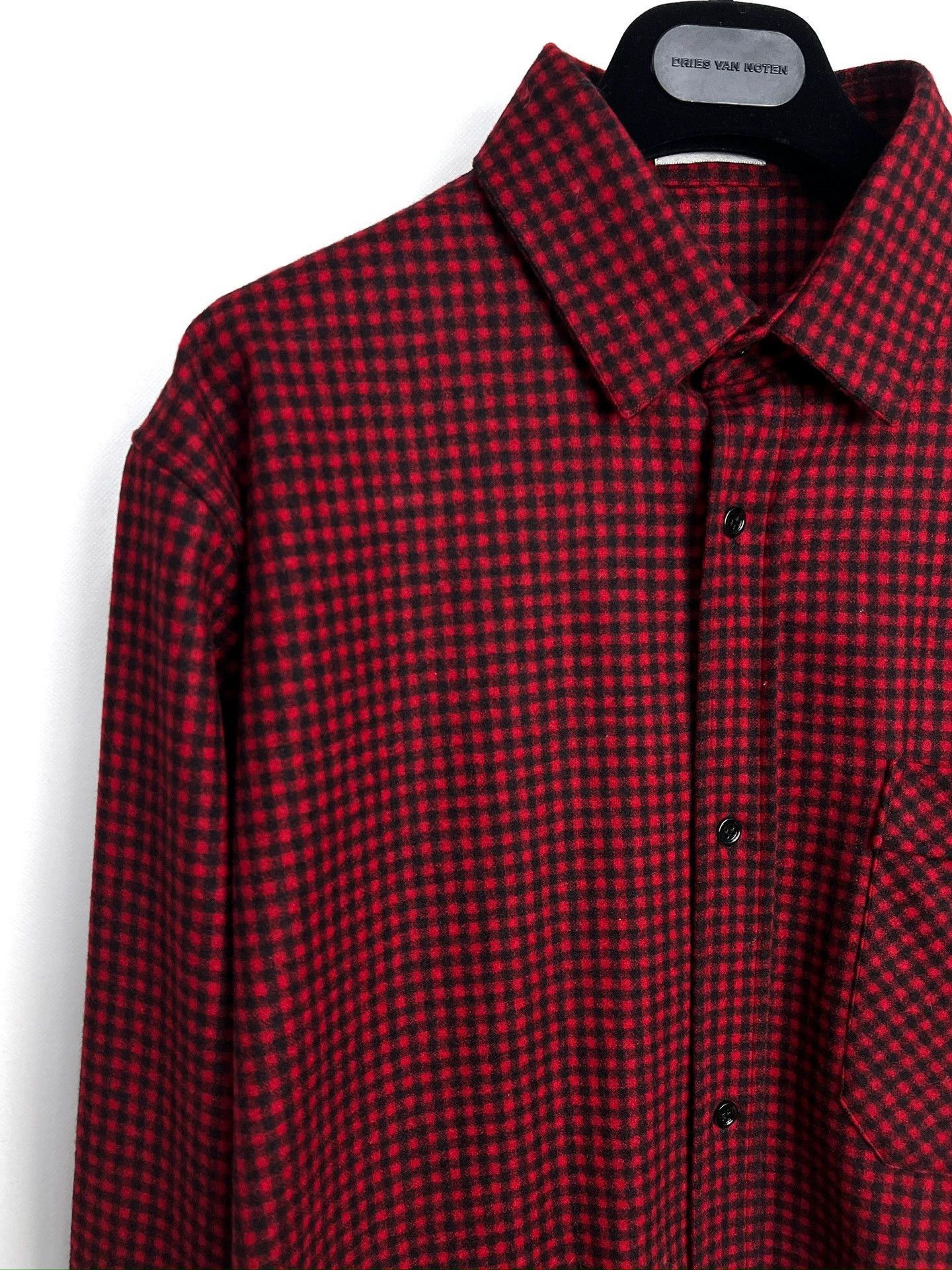 Dior Red Checkered Long Sleeve Button-Up Shirt Size US XS / EU 42 / 0 - 3 Thumbnail