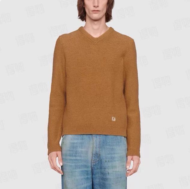 Gucci Beige Long Sleeve Knit Sweater Size US M / EU 48-50 / 2 - 7 Thumbnail