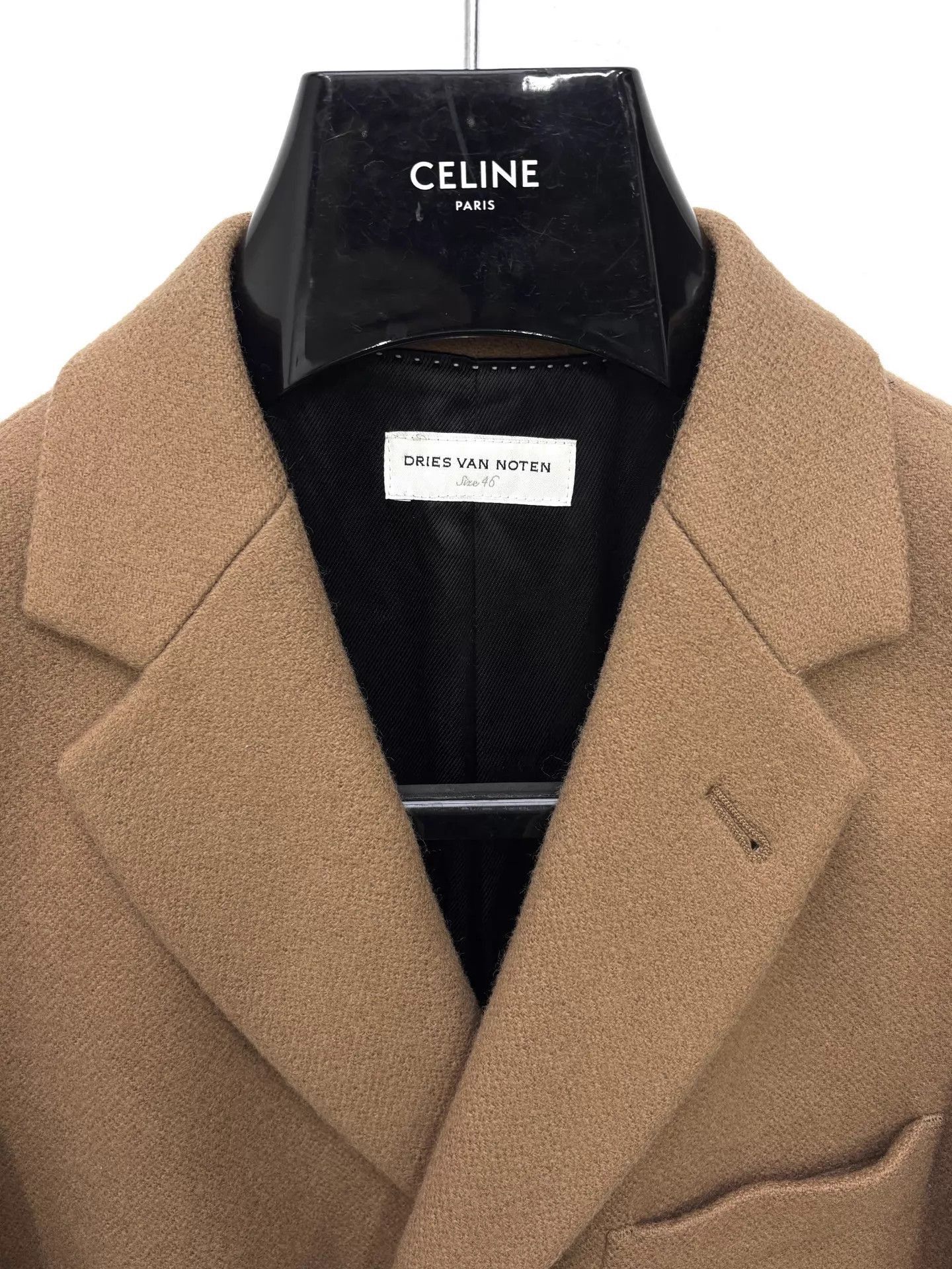 Dries Van Noten Beige Longline Coat - Size S Size US S / EU 44-46 / 1 - 8 Thumbnail