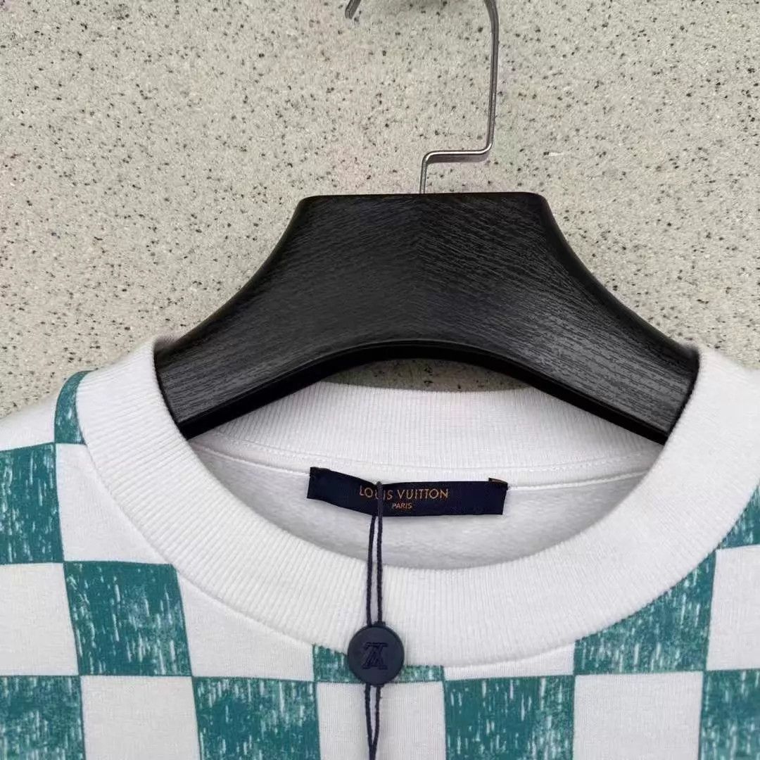 Louis Vuitton Checkered Long Sleeve Sweatshirt - Multi, Size S Size US S / EU 44-46 / 1 - 2 Thumbnail