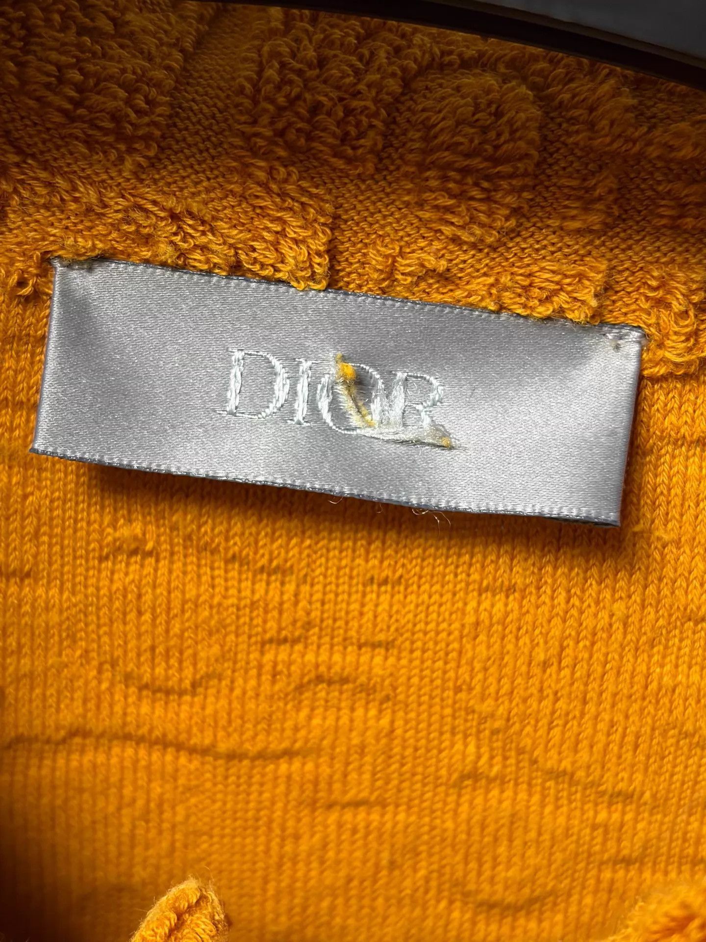 Dior Orange Textured Short Sleeve Polo Shirt Size US S / EU 44-46 / 1 - 3 Thumbnail