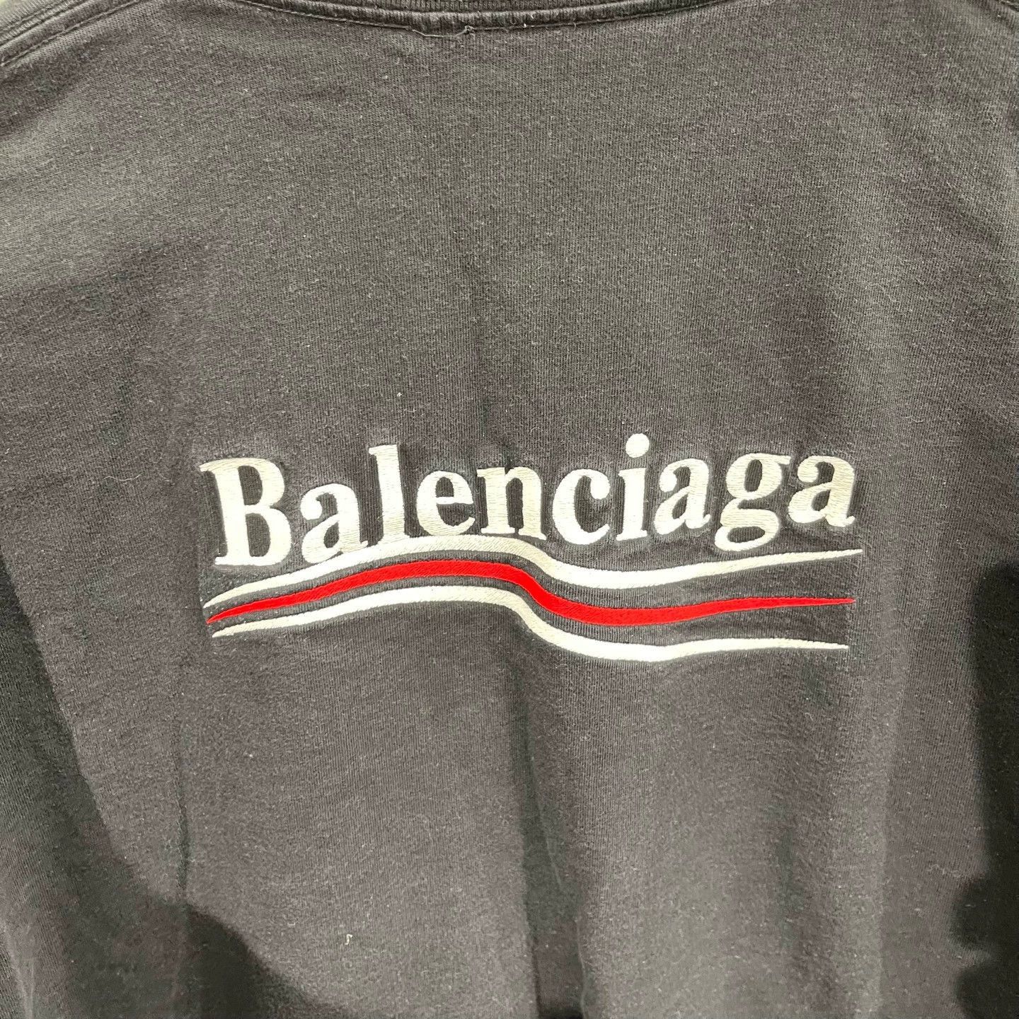 Balenciaga Black Short Sleeve T-Shirt Size US S / EU 44-46 / 1 - 5 Thumbnail