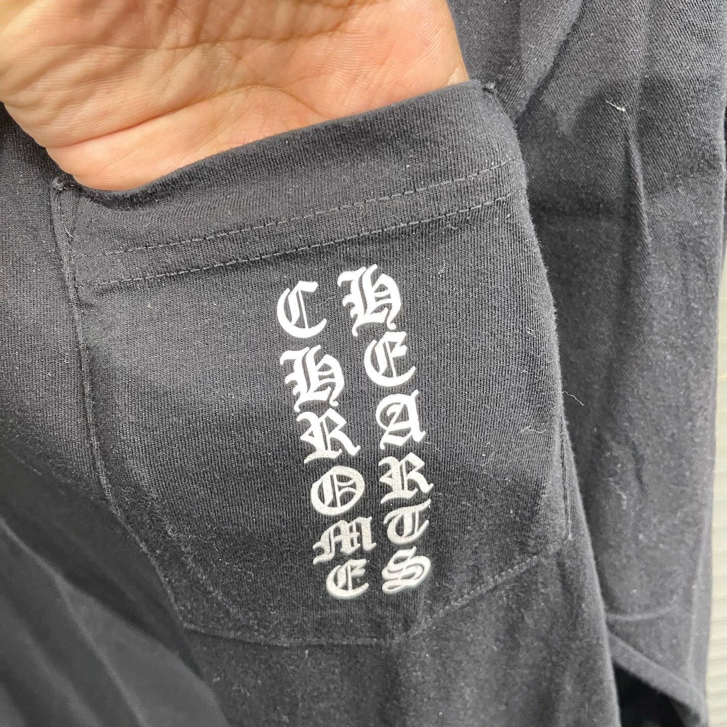 Chrome Hearts Black Long Sleeve Shirt with Chest Pocket Size US L / EU 52-54 / 3 - 4 Thumbnail