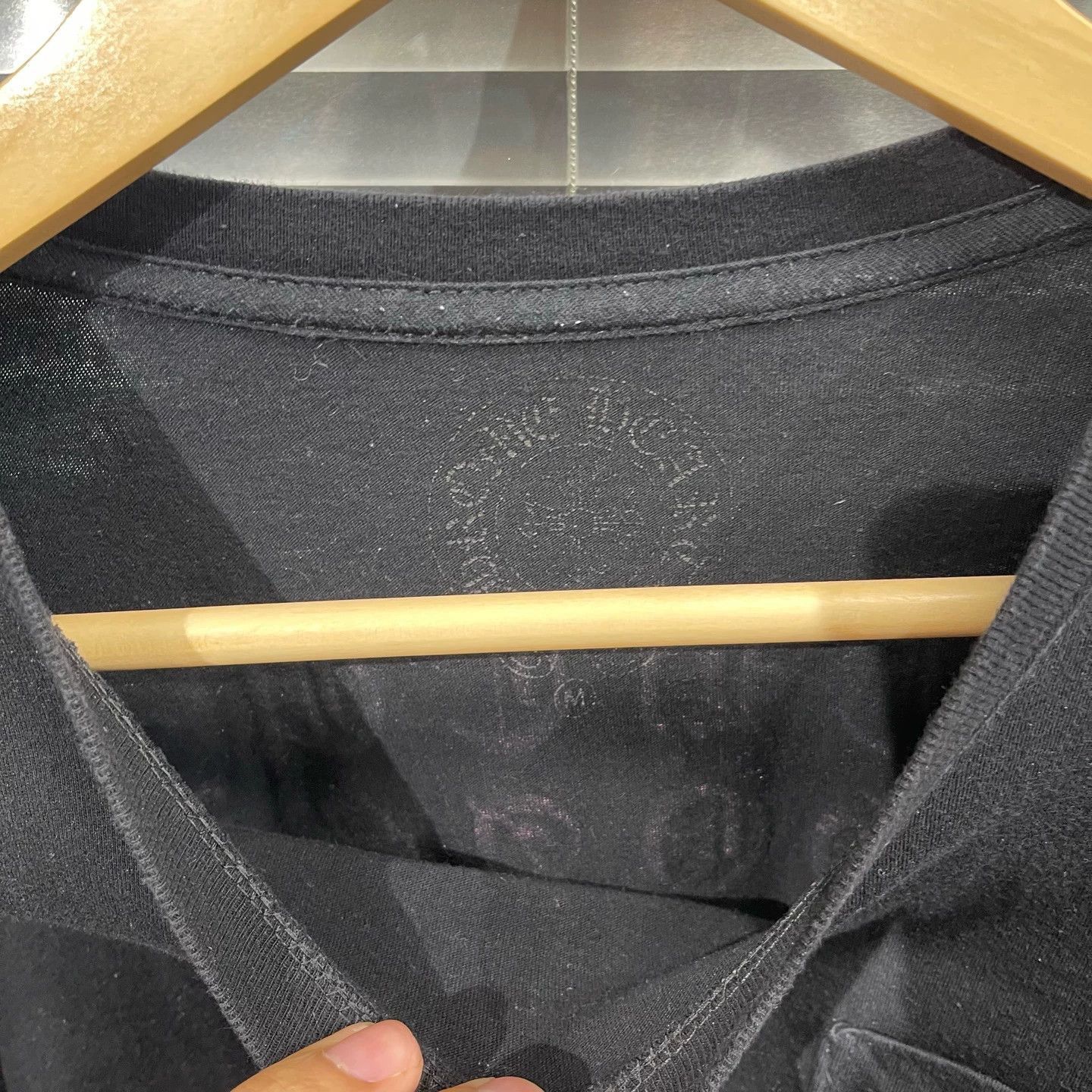 Chrome Hearts Black Long Sleeve Shirt with Chest Pocket Size US L / EU 52-54 / 3 - 3 Thumbnail