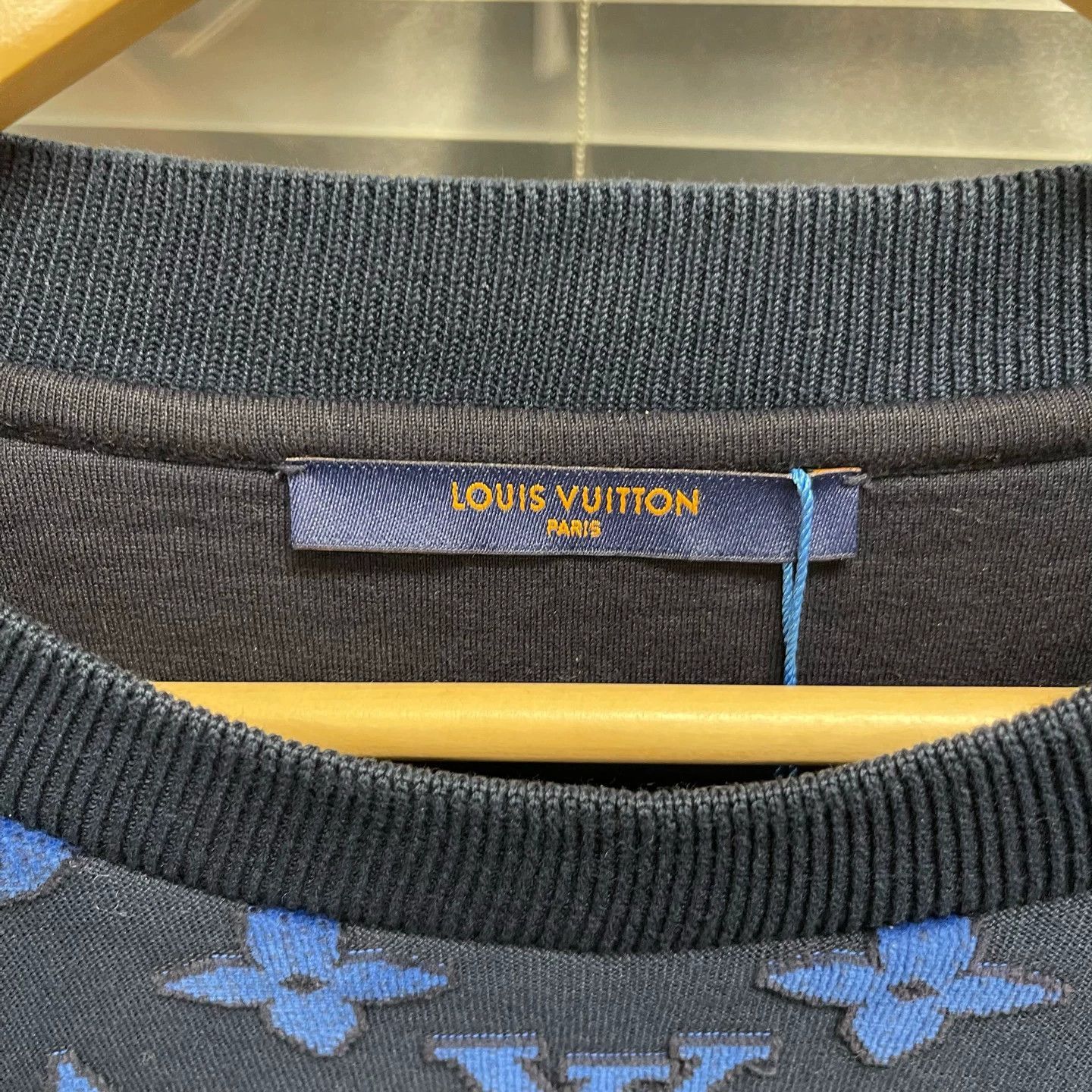 Louis Vuitton Black XL Long Sleeve Patterned Sweatshirt Size US XL / EU 56 / 4 - 3 Thumbnail