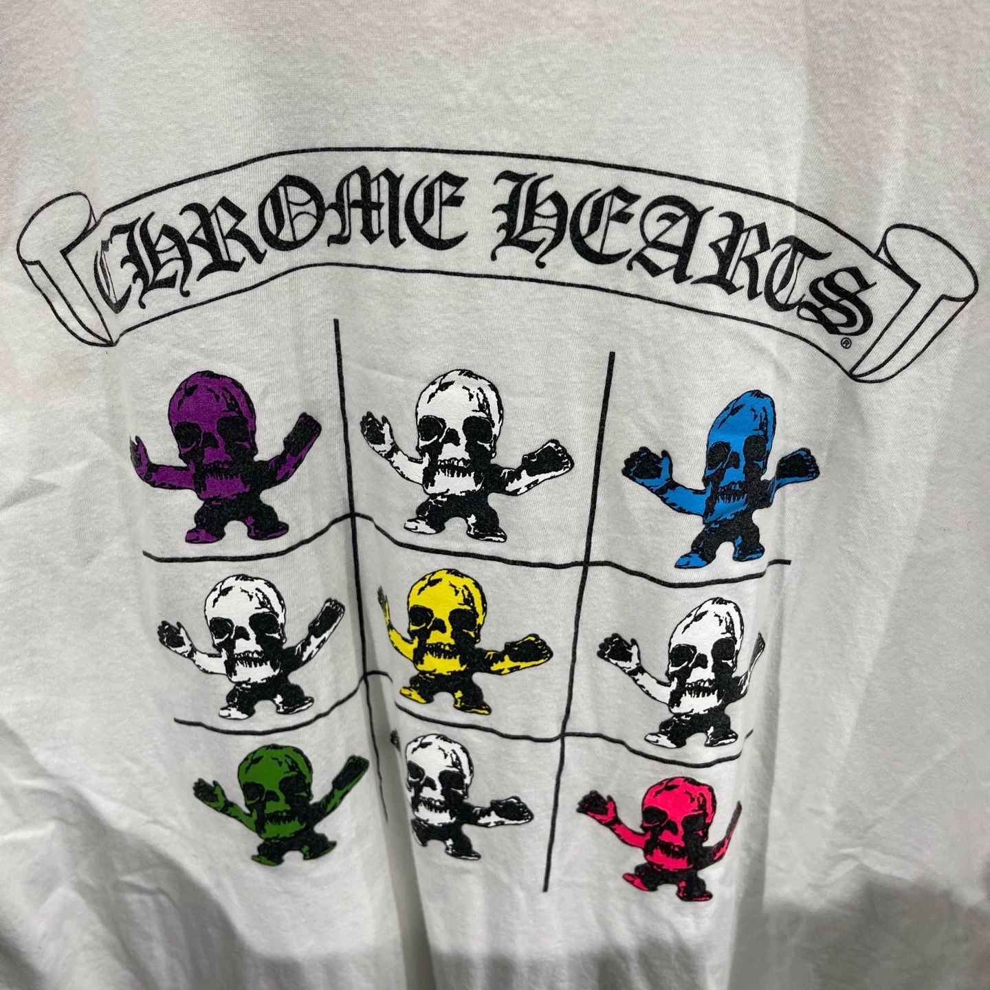 Chrome Hearts White Short Sleeve Graphic T-Shirt Size US L / EU 52-54 / 3 - 5 Thumbnail