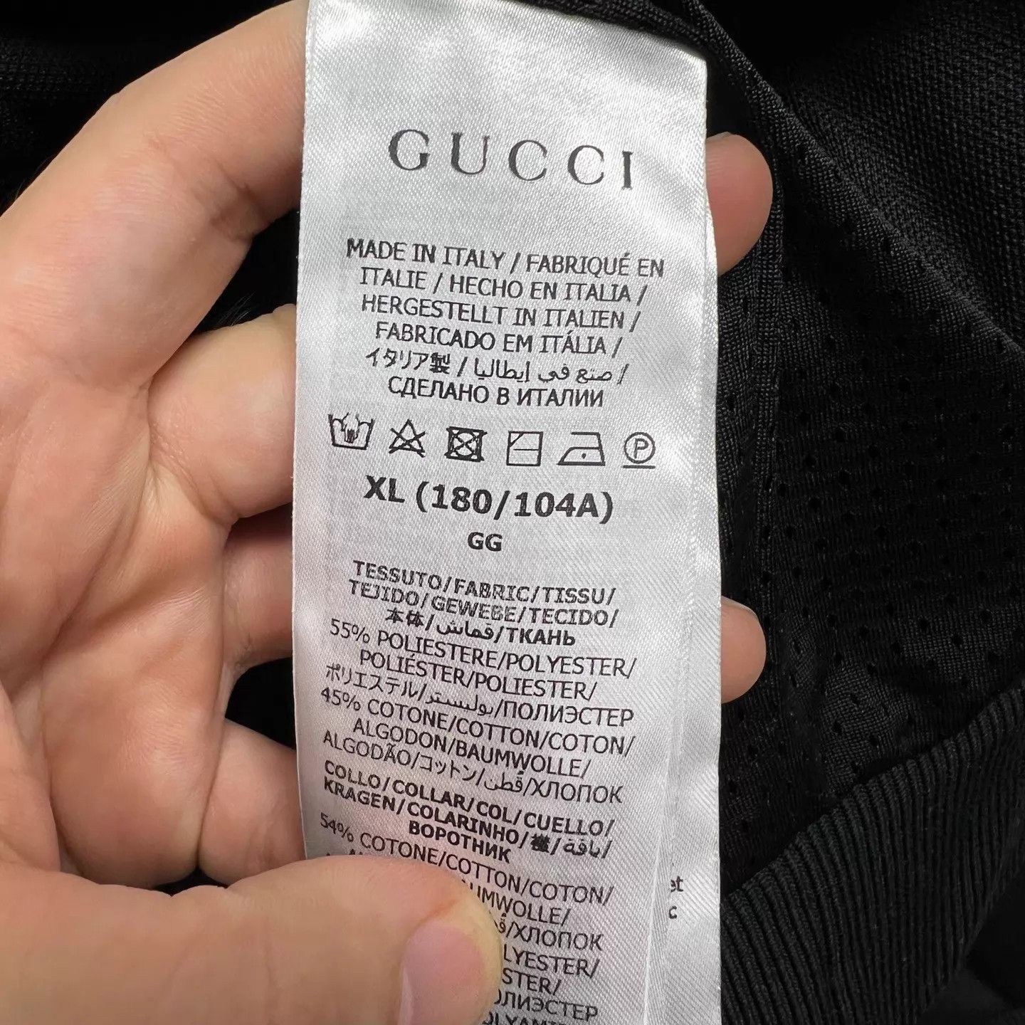 Gucci Black Half-Zip Collar Sweatshirt with Logo Size US XL / EU 56 / 4 - 5 Thumbnail