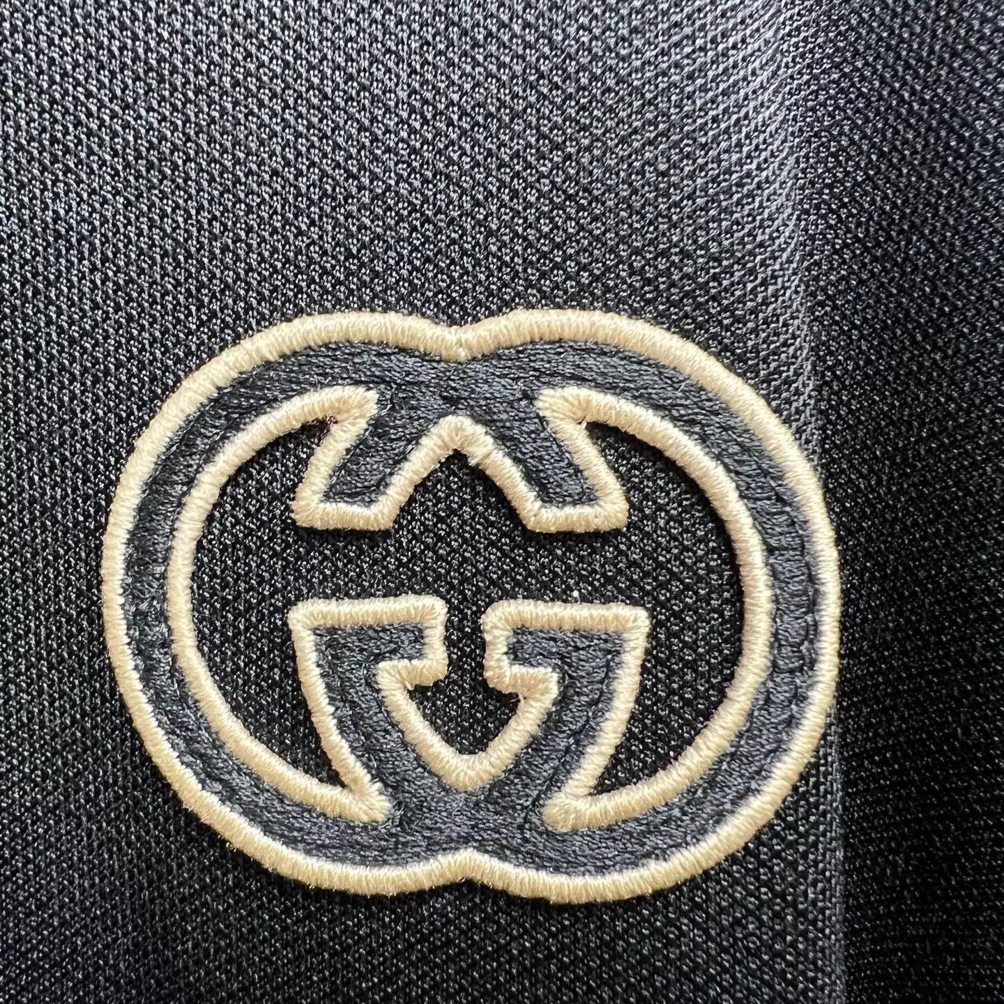 Gucci Black Half-Zip Collar Sweatshirt with Logo Size US XL / EU 56 / 4 - 4 Thumbnail