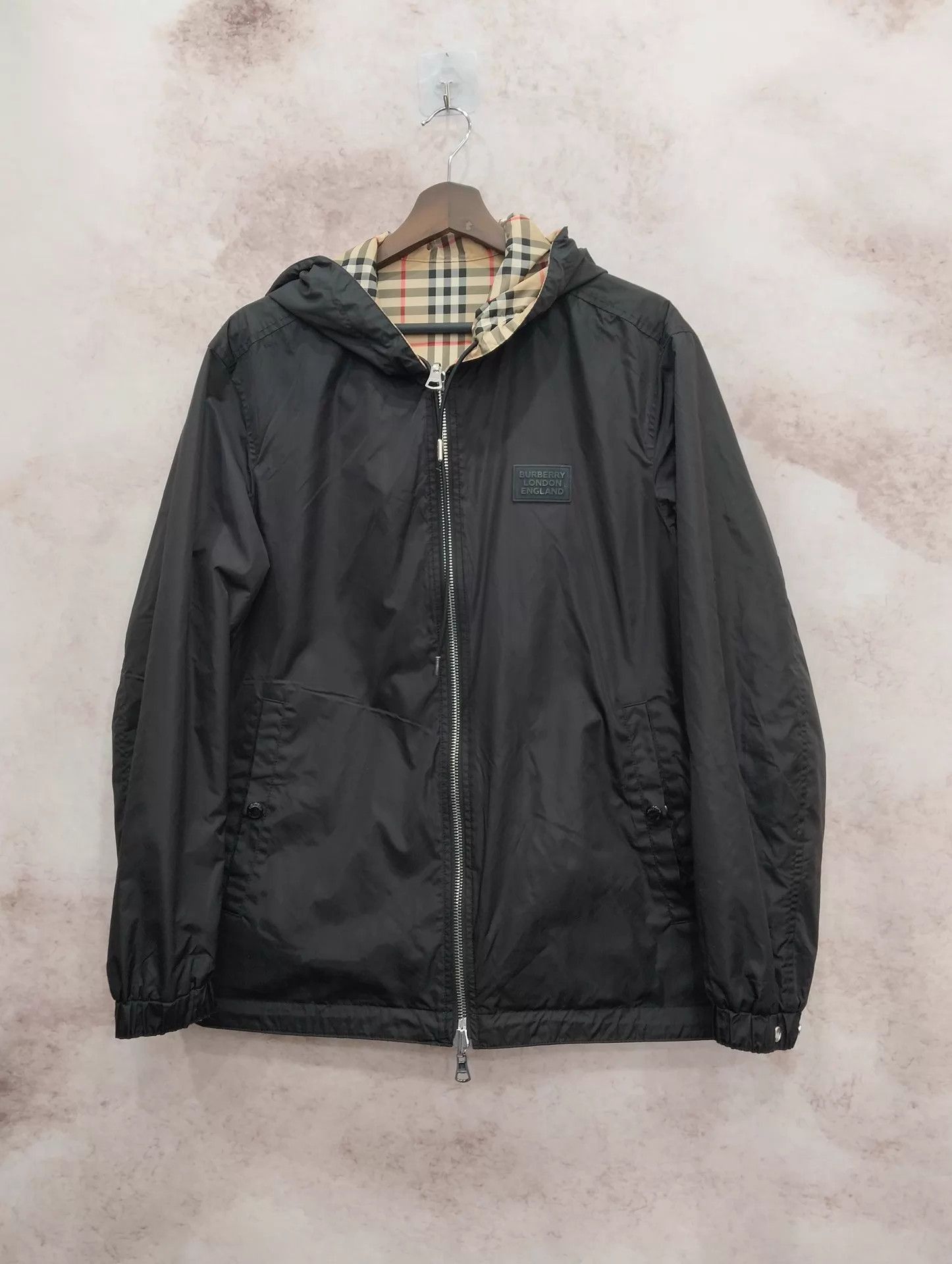 Burberry Plaid Hooded Light Jacket XS Size US XS / EU 42 / 0 - 4 Thumbnail
