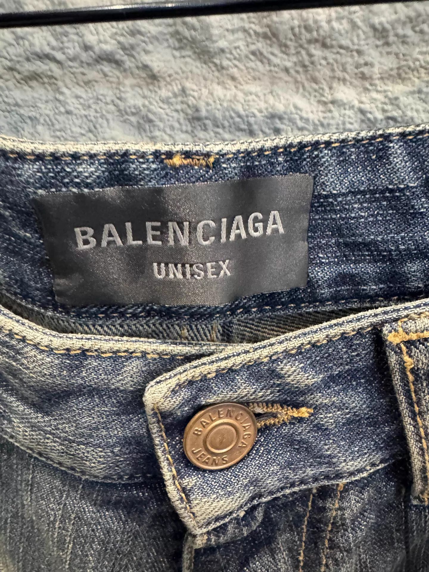 Balenciaga Blue Denim Shorts Size 32 Size US 32 / EU 48 - 3 Thumbnail