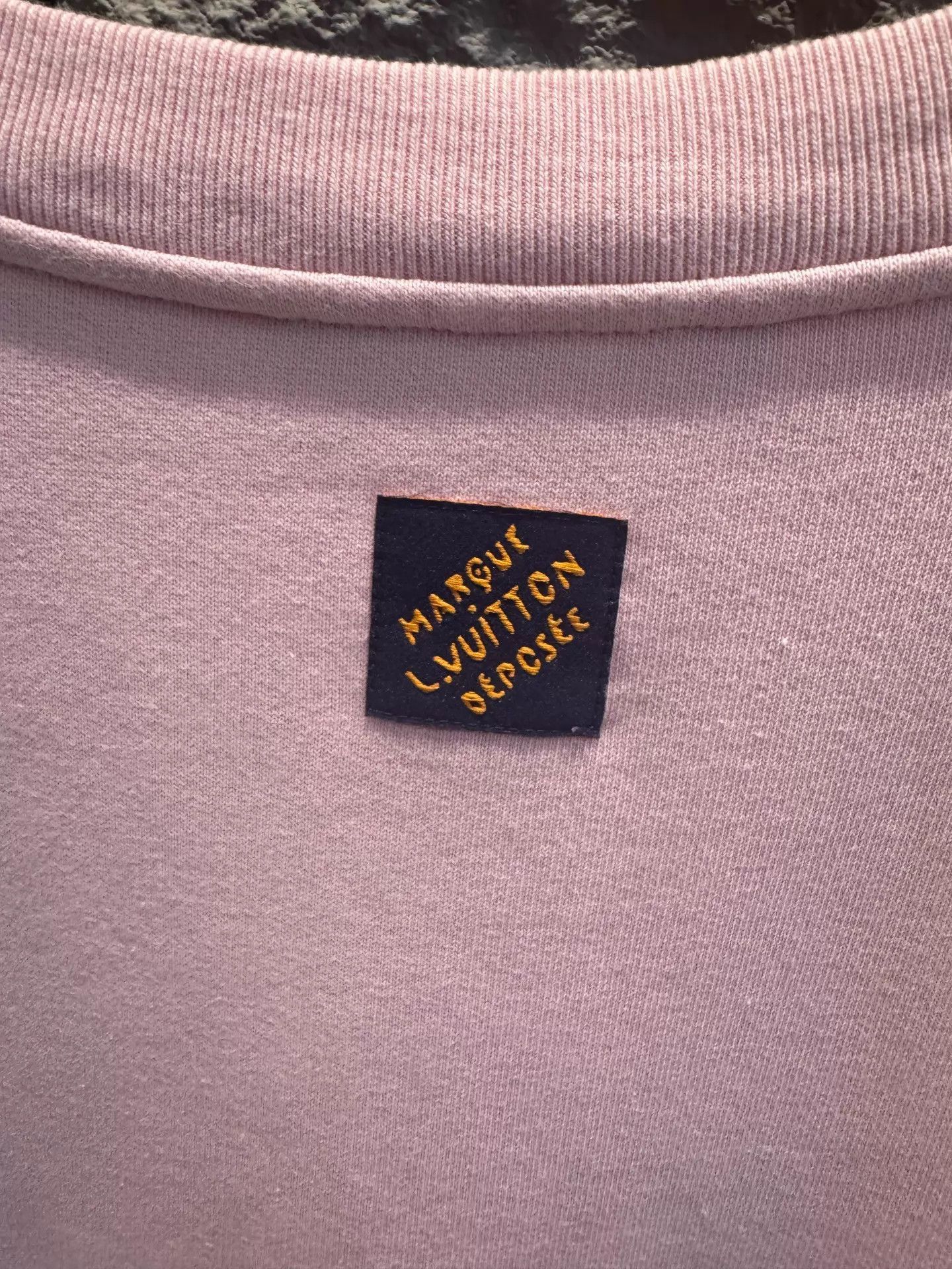 Louis Vuitton Pink Crew Neck Long Sleeve Sweatshirt Size US XL / EU 56 / 4 - 4 Thumbnail