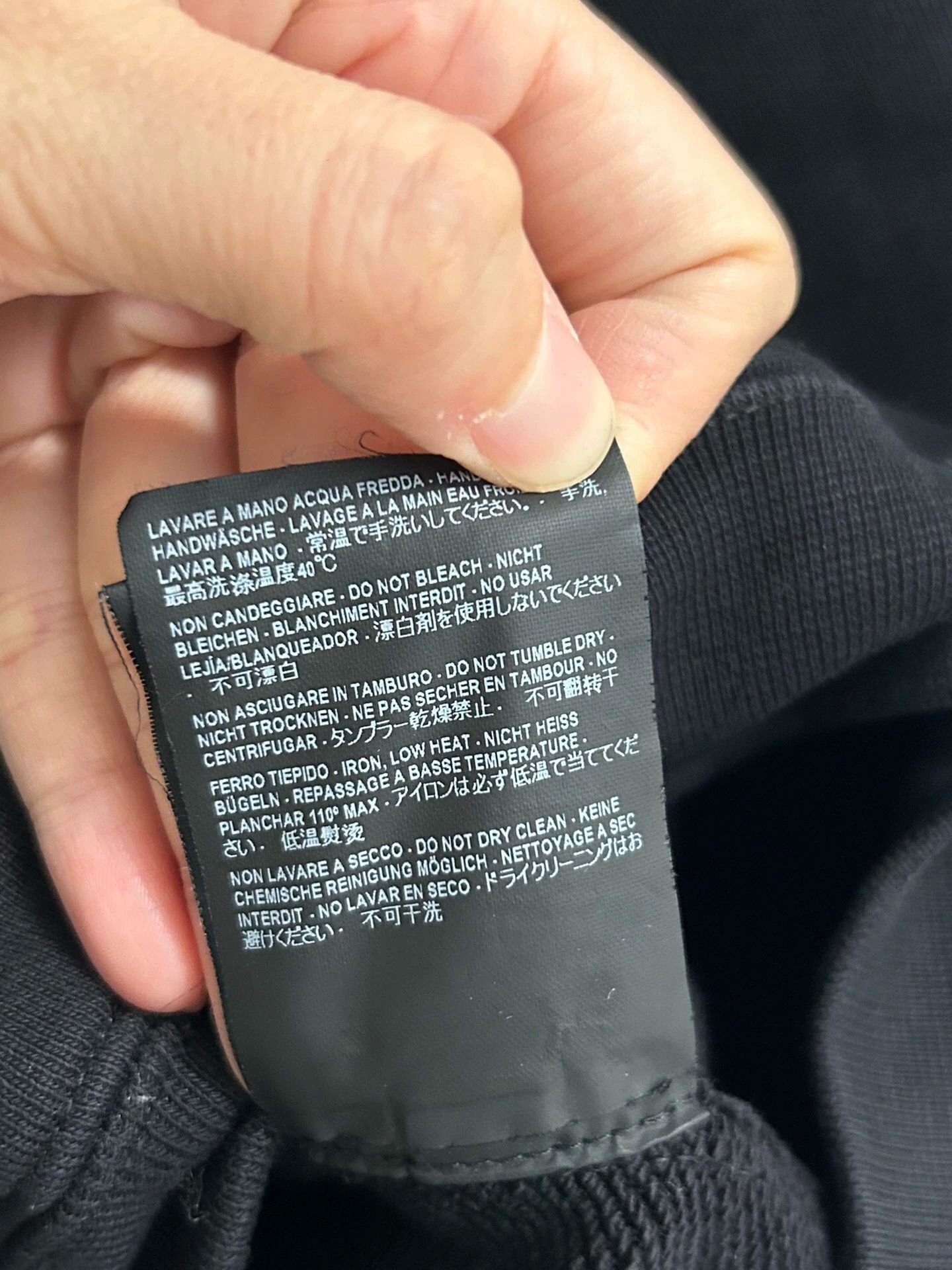 Balenciaga Black Oversized Hoodie with Drawstring Size US XS / EU 42 / 0 - 6 Thumbnail