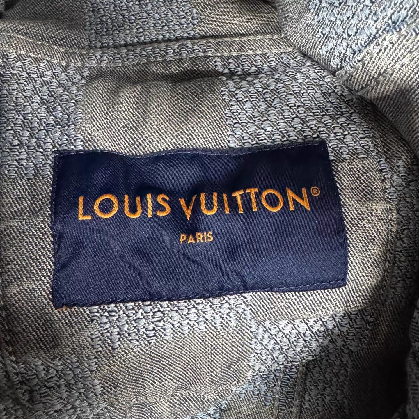 Louis Vuitton Blue Checkered Denim Jacket (Size L) Size US L / EU 52-54 / 3 - 5 Thumbnail