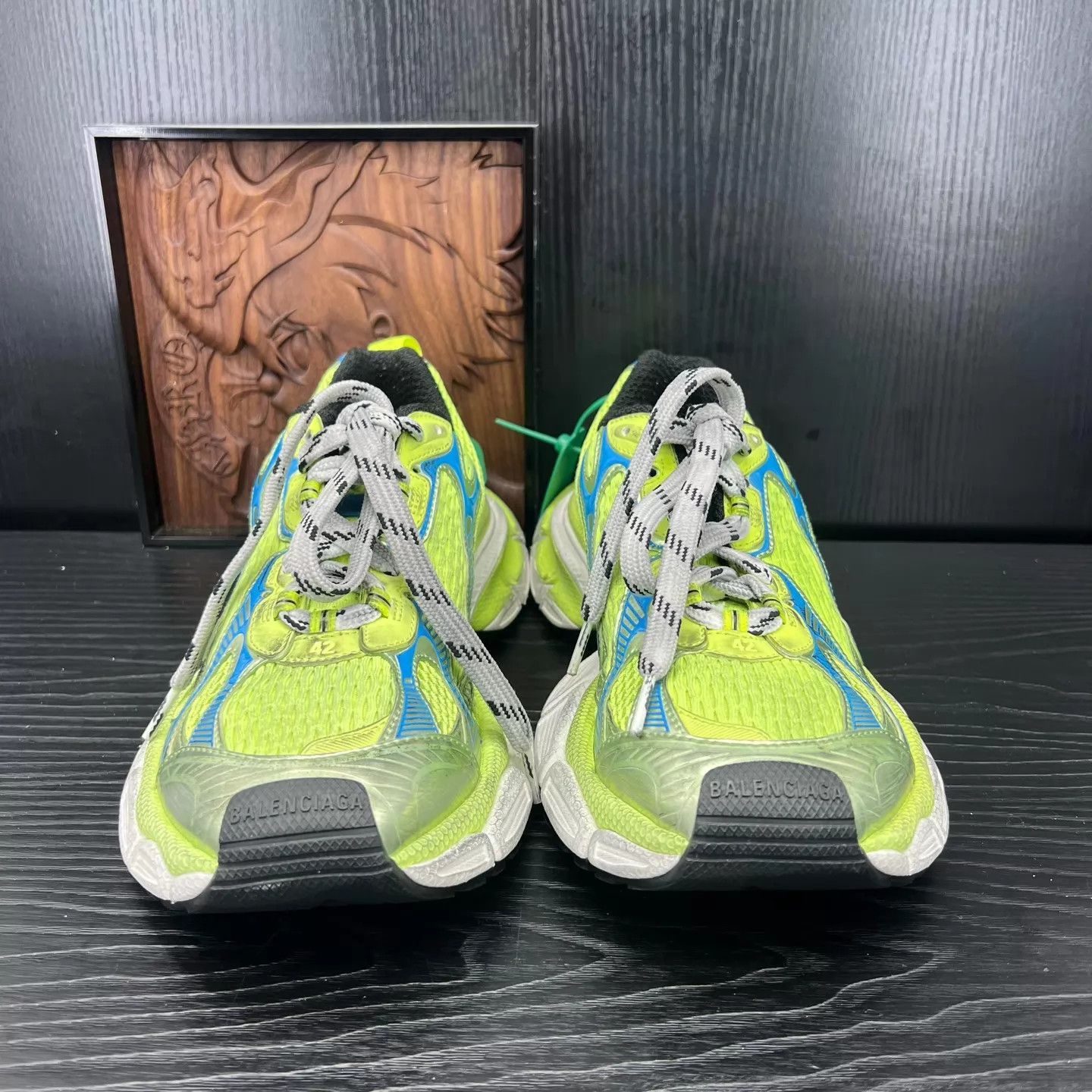 Balenciaga Green Mesh Lowtop Sneakers Size 9 Size US 9 / EU 42 - 5 Thumbnail
