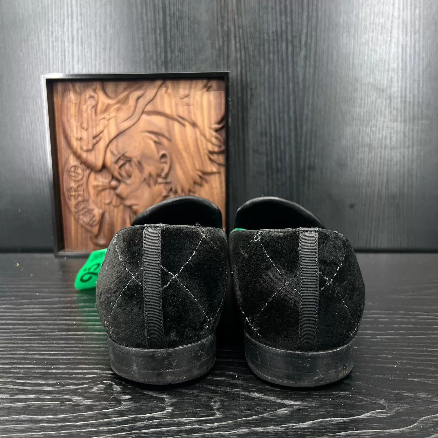 Louis Vuitton Black Quilted Star Pattern Slip-On Shoes Size US 9 / EU 42 - 5 Thumbnail