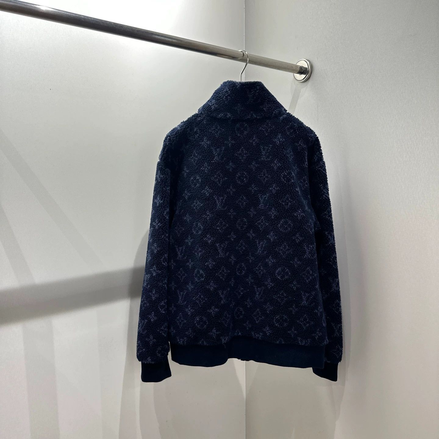 Louis Vuitton Blue Fleece Zip-Up Jacket Size S Size US S / EU 44-46 / 1 - 2 Thumbnail