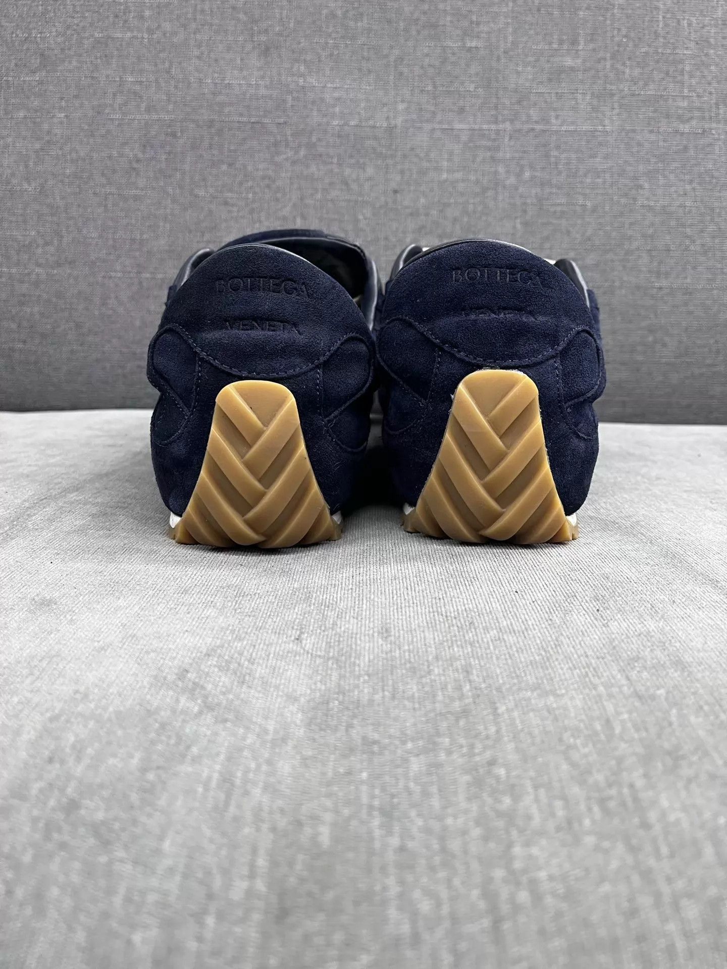 Bottega Veneta Blue Low-Top Sneakers Size 10 Size US 10 / EU 43 - 3 Thumbnail
