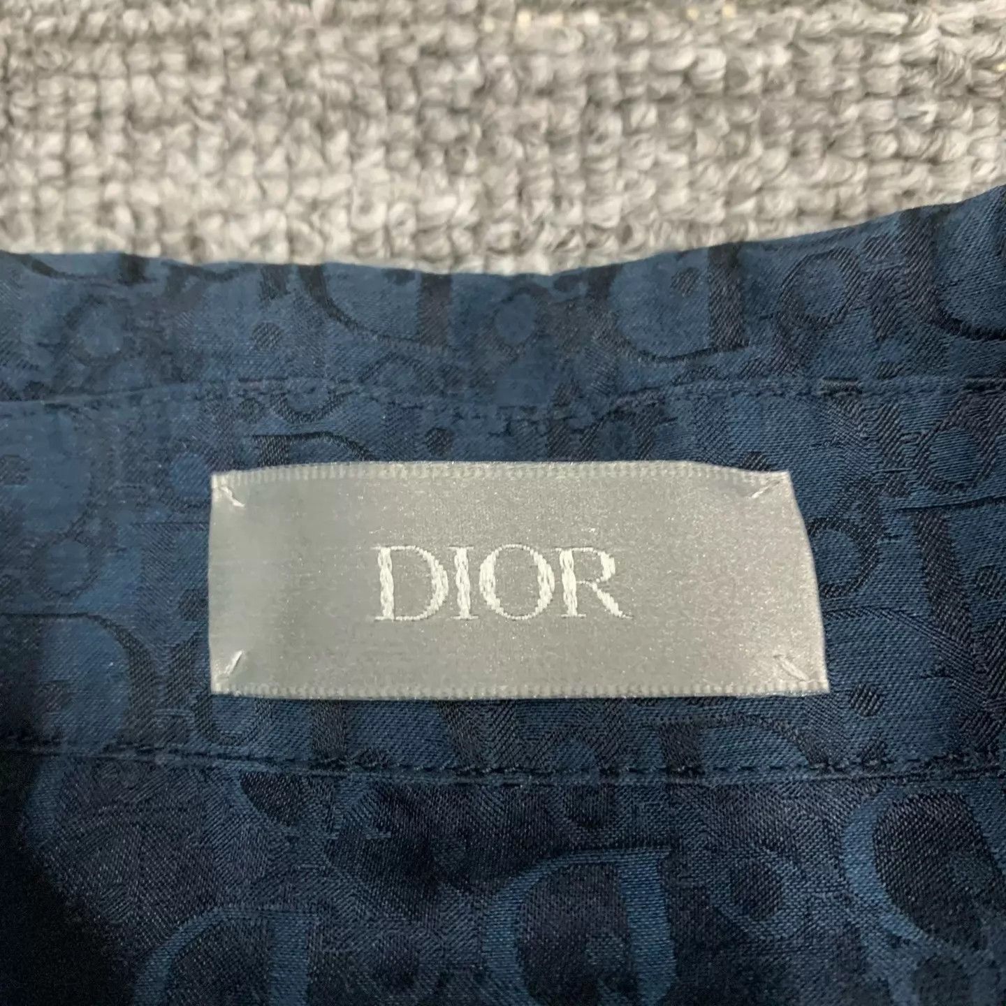 Dior Blue Short Sleeve Button-Up Shirt Size M Size US M / EU 48-50 / 2 - 4 Thumbnail