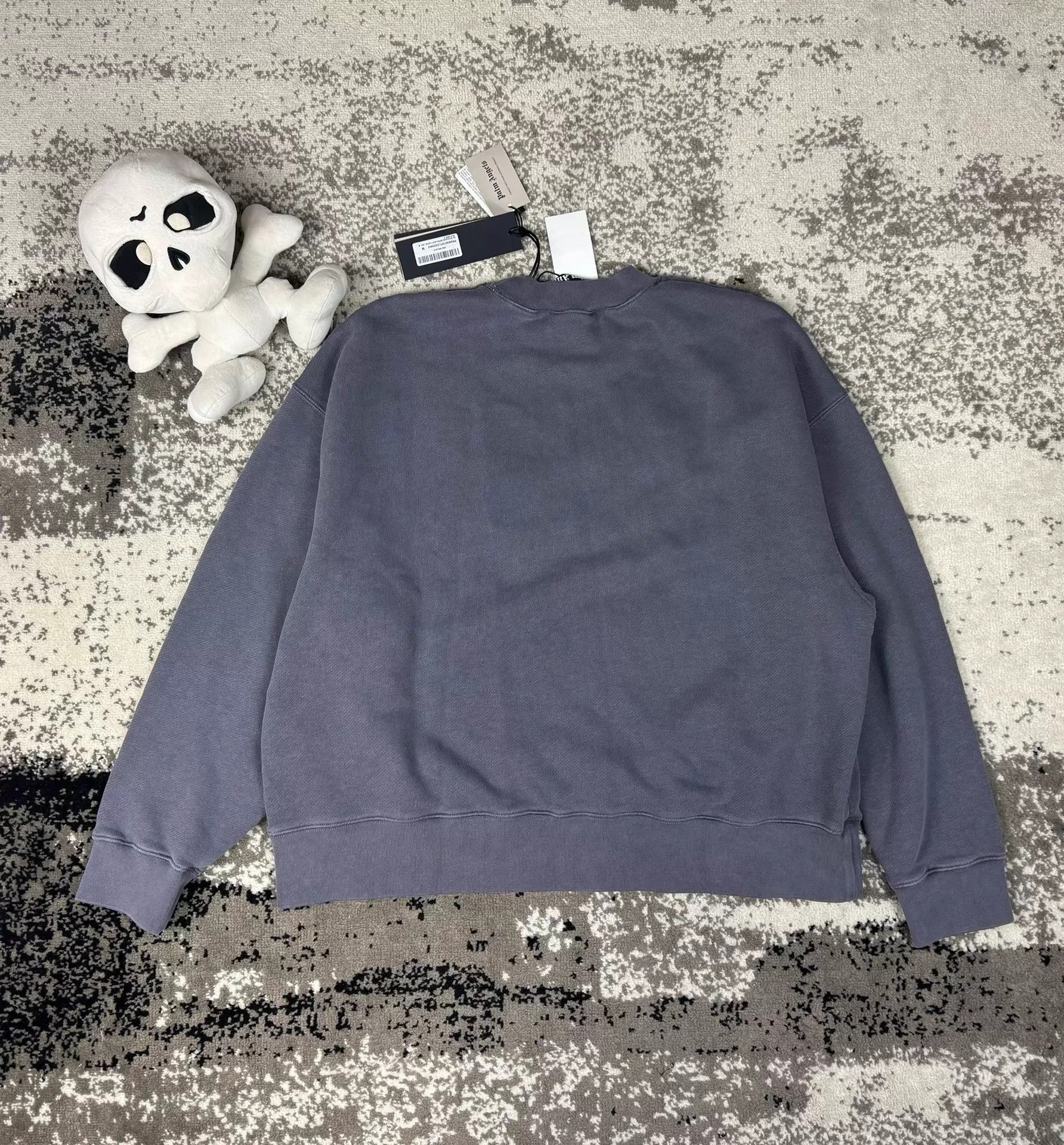 Palm Angels Blue Oversized Sweatshirt with Patch Design Size US M / EU 48-50 / 2 - 2 Thumbnail