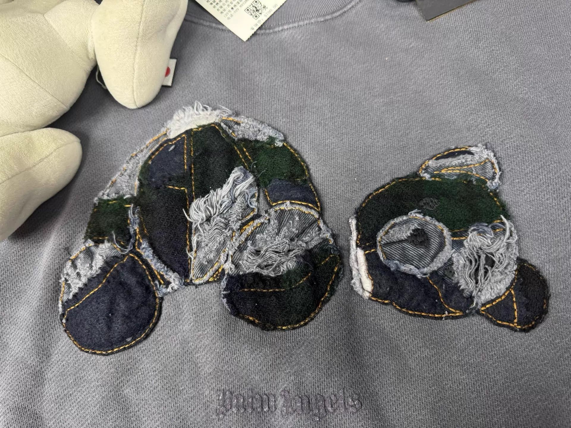 Palm Angels Blue Oversized Sweatshirt with Patch Design Size US M / EU 48-50 / 2 - 3 Thumbnail