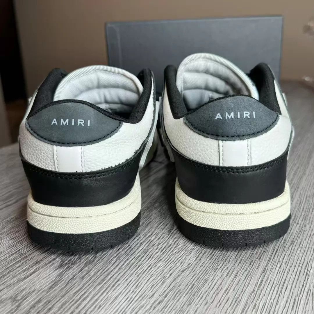 Amiri Black and White Low-Top Sneakers Size US 8 / EU 41 - 3 Thumbnail