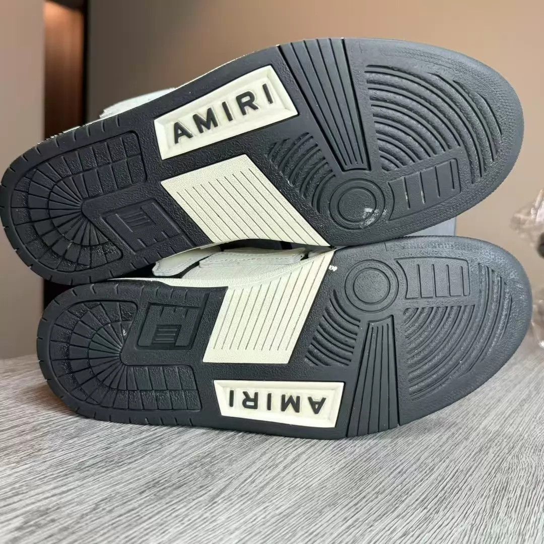 Amiri Black and White Low-Top Sneakers Size US 8 / EU 41 - 6 Thumbnail