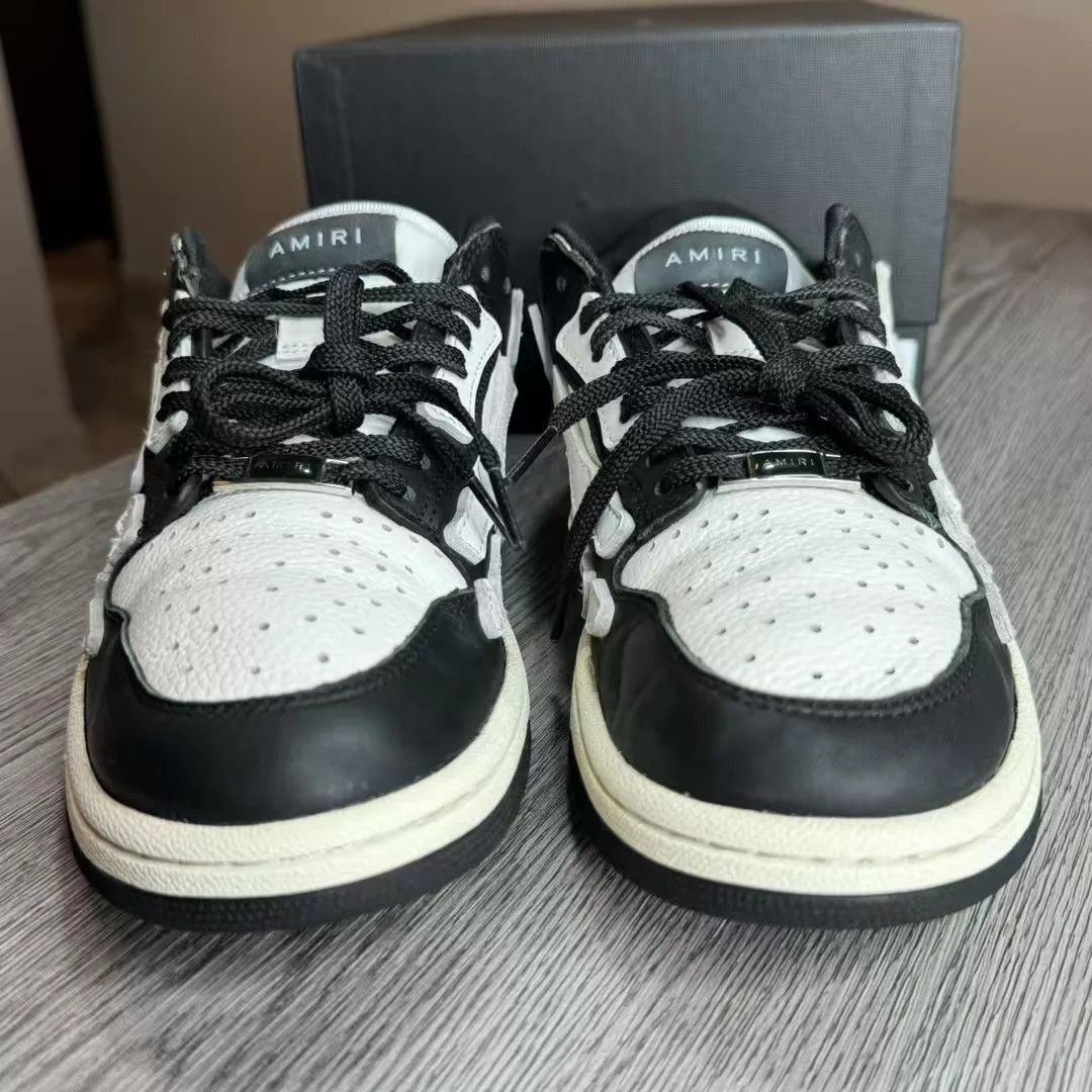 Amiri Black and White Low-Top Sneakers Size US 8 / EU 41 - 2 Thumbnail