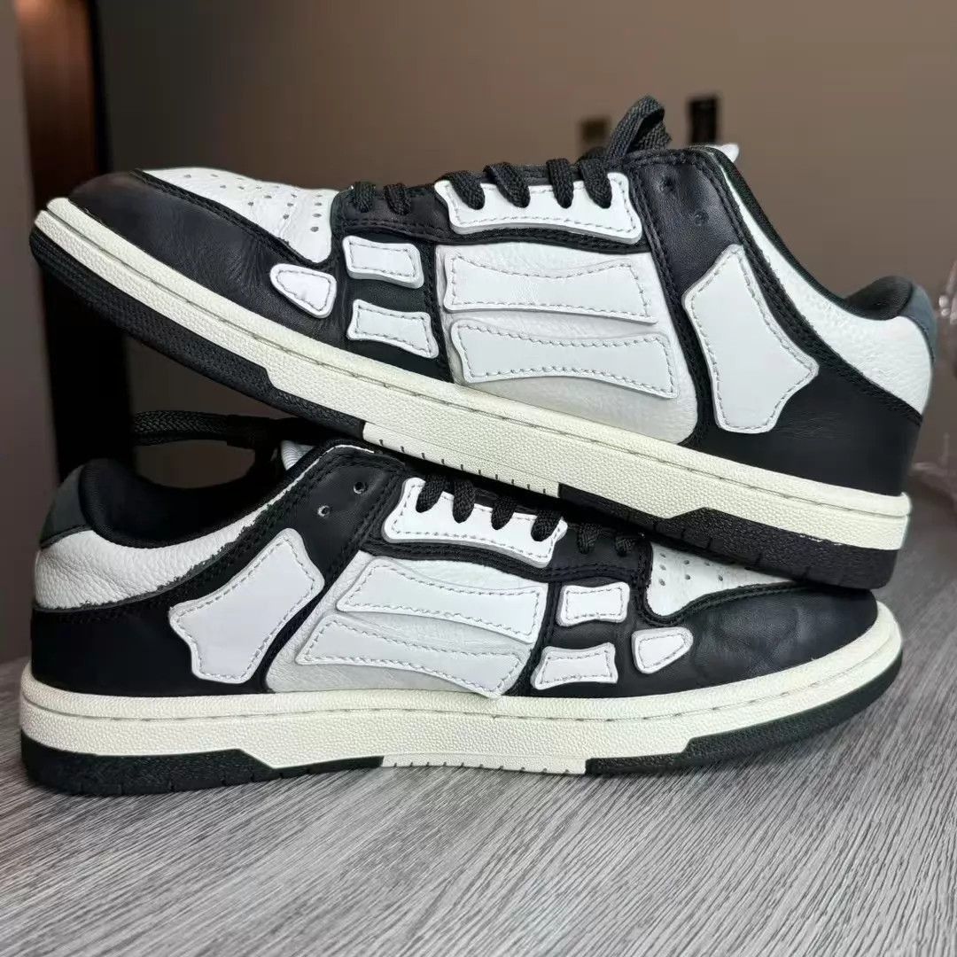 Amiri Black and White Low-Top Sneakers Size US 8 / EU 41 - 5 Thumbnail