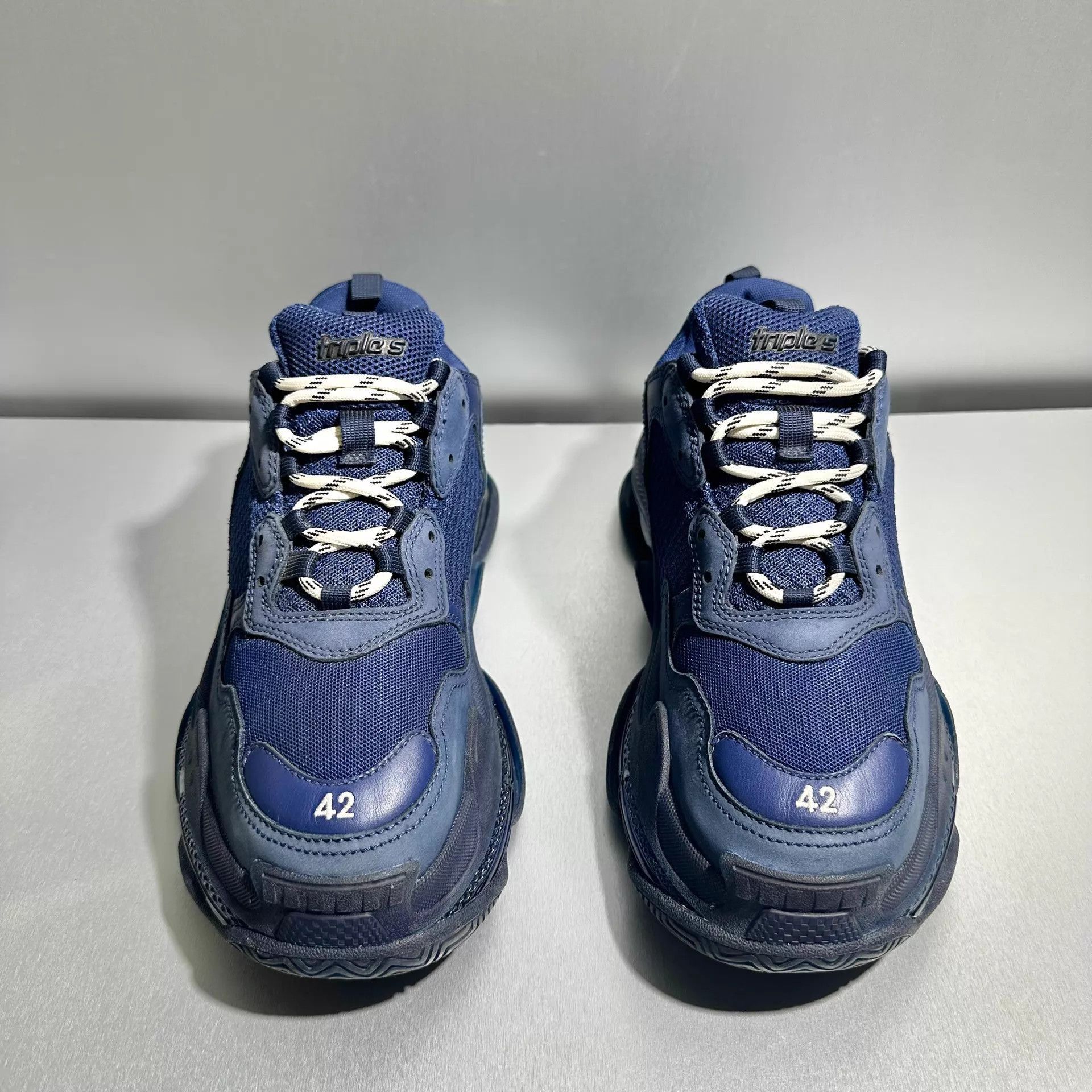 Balenciaga Blue Low-Top Sneakers Size 9 Size US 9 / EU 42 - 2 Thumbnail
