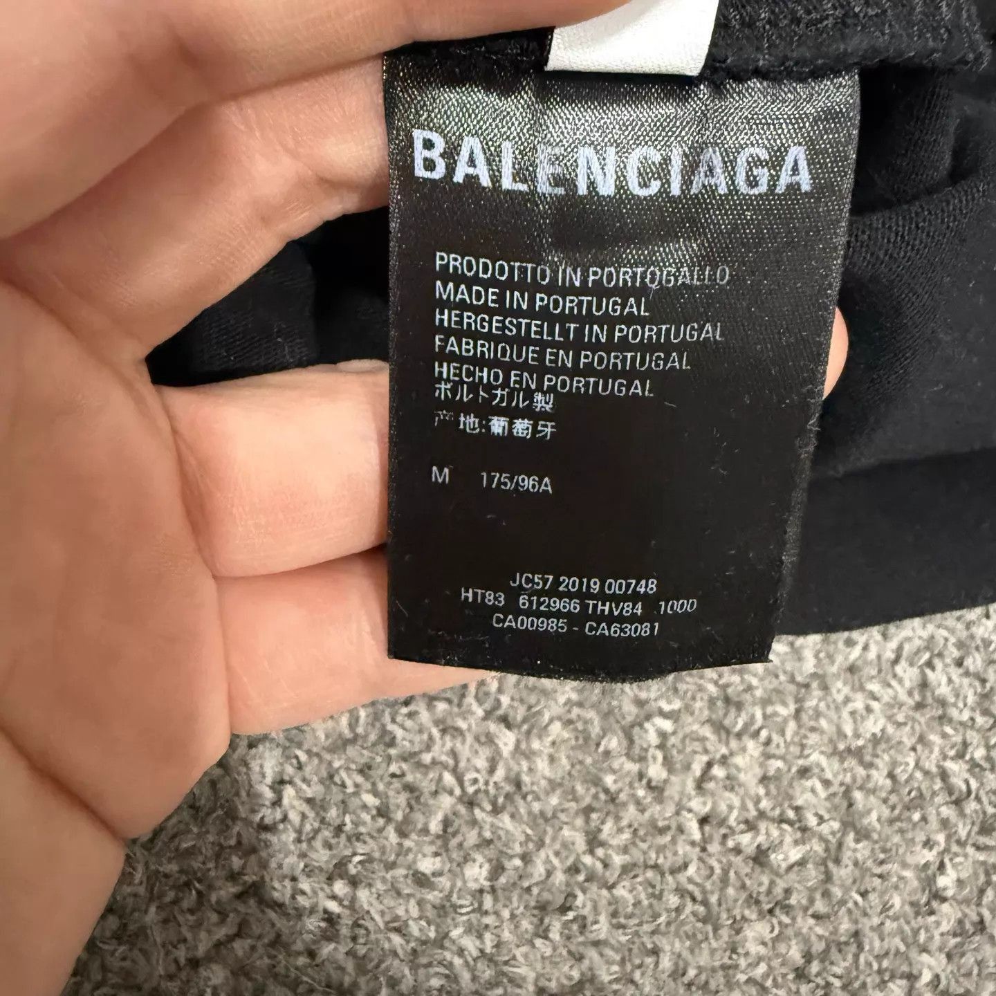Balenciaga Black WFP World Food Programme Short Sleeve Tee Size US M / EU 48-50 / 2 - 4 Thumbnail
