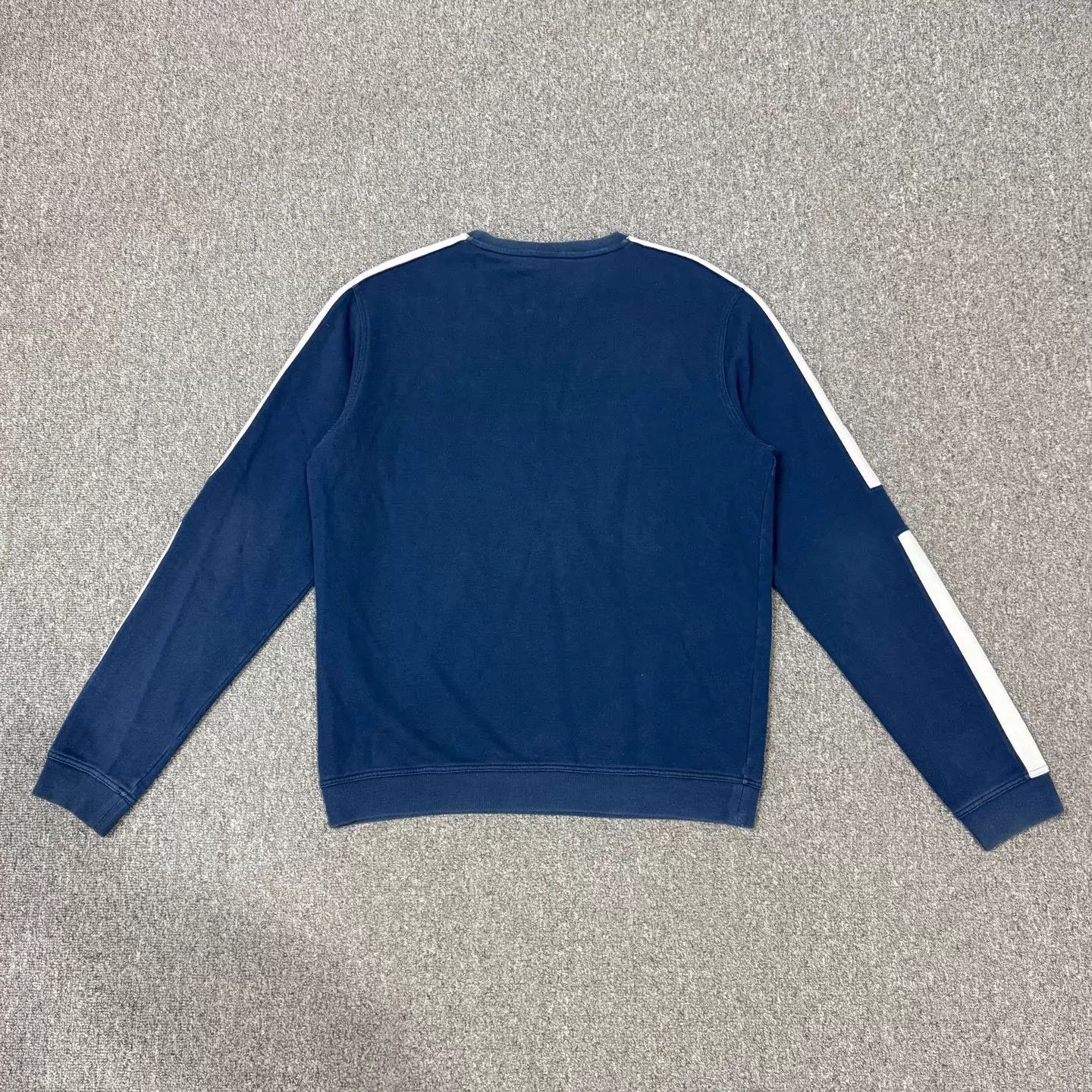 Hermes Blue Long Sleeve Sweatshirt with White Side Stripes XL Size US XL / EU 56 / 4 - 2 Thumbnail