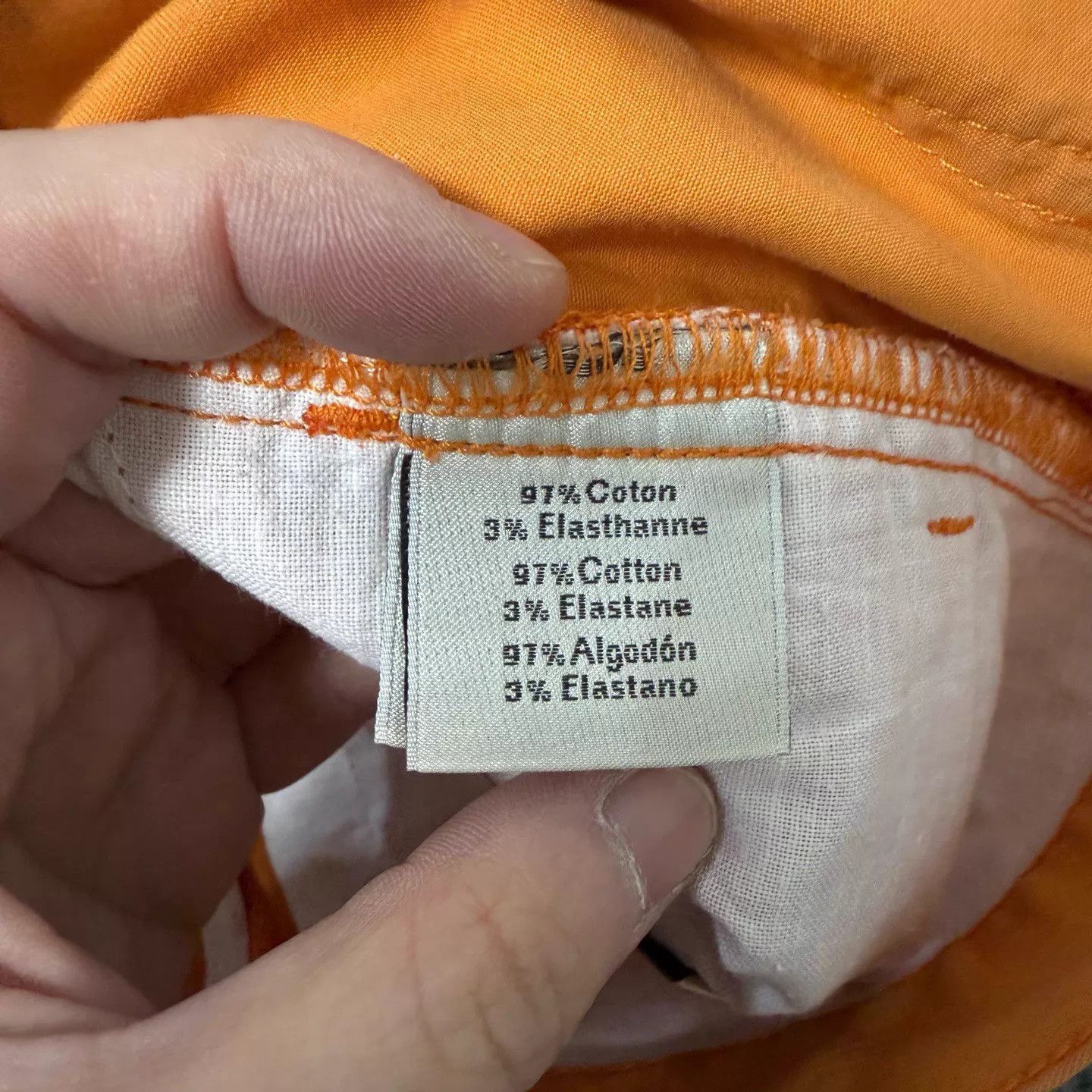 Hermes Orange Casual Pants Size 26 Size US 26 / EU 42 - 4 Thumbnail