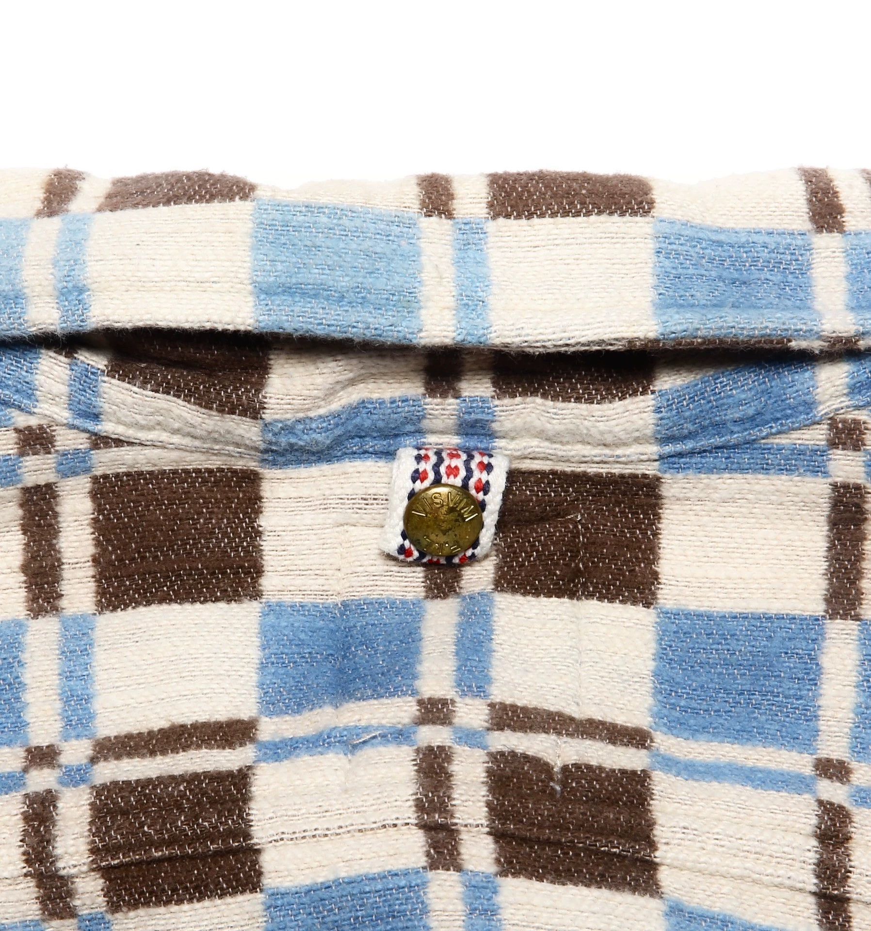 Visvim Blue Checkered Long Sleeve Button-Up Shirt Size US M / EU 48-50 / 2 - 5 Thumbnail