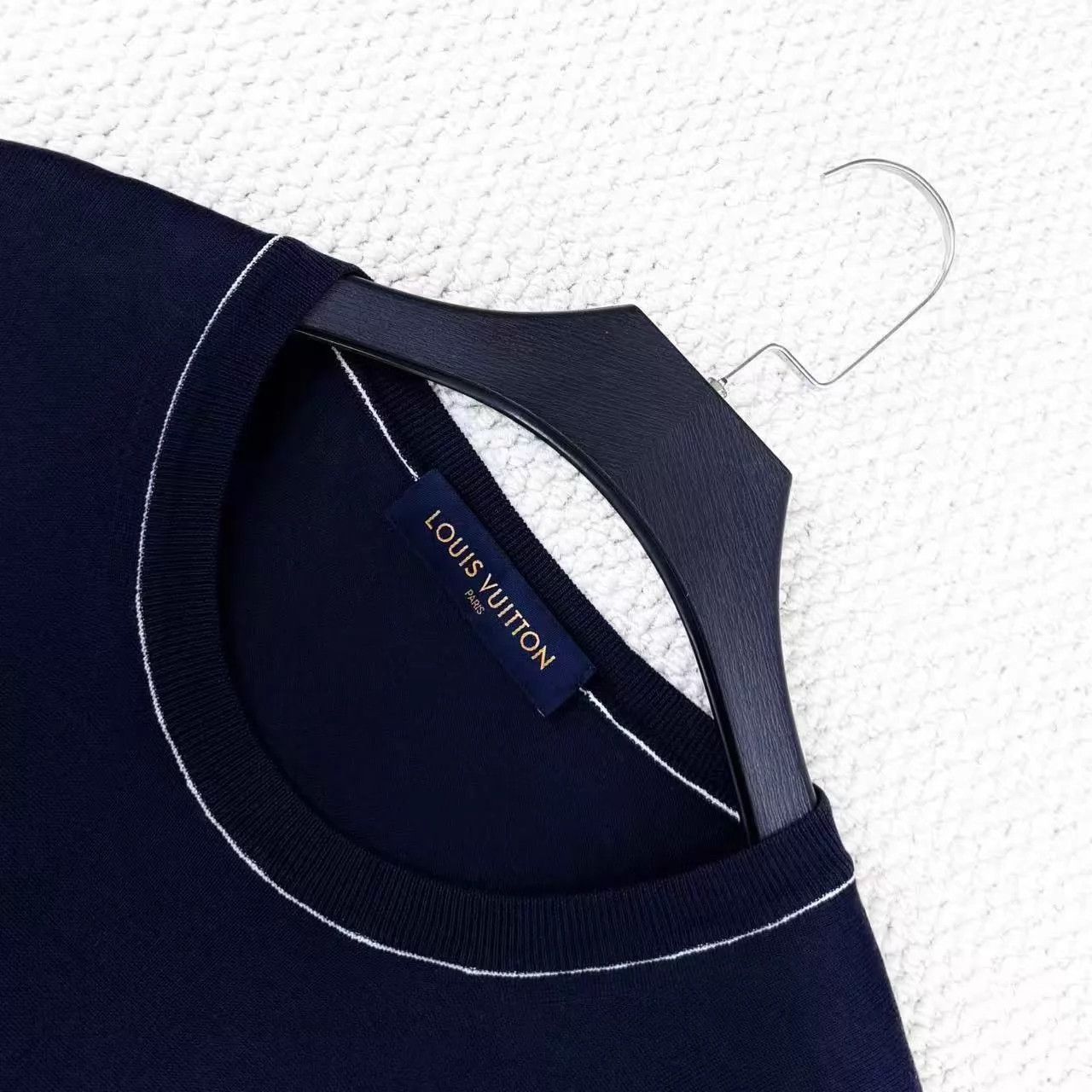 Louis Vuitton Blue Long Sleeve Crewneck Top Size US XL / EU 56 / 4 - 3 Thumbnail