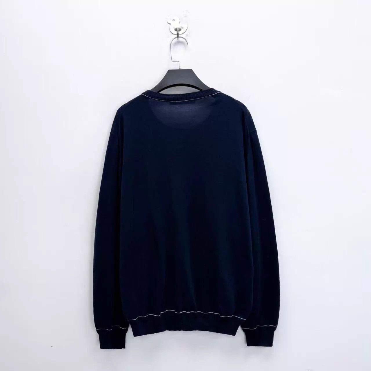 Louis Vuitton Blue Long Sleeve Crewneck Top Size US XL / EU 56 / 4 - 2 Thumbnail