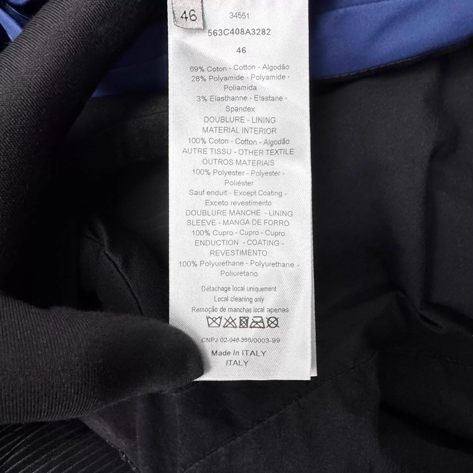 Dior Blue Hooded Light Jacket Size S Size US S / EU 44-46 / 1 - 6 Thumbnail