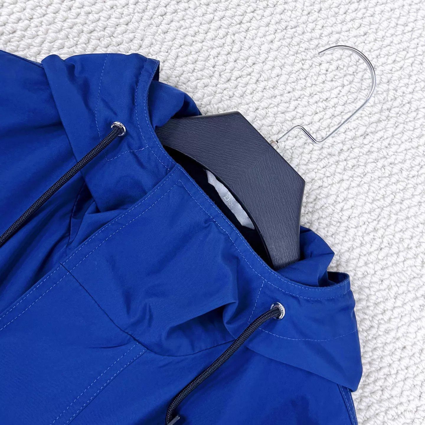 Dior Blue Hooded Light Jacket Size S Size US S / EU 44-46 / 1 - 3 Thumbnail