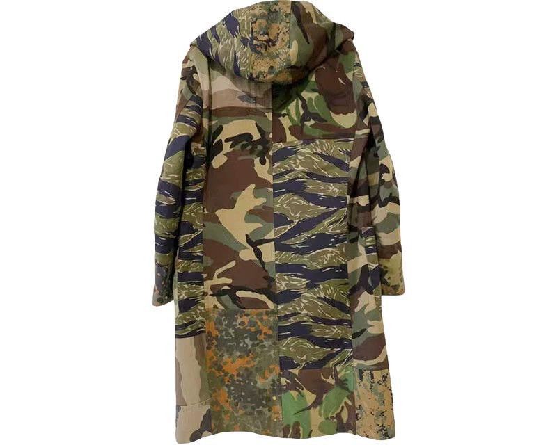 Yohji Yamamoto Camouflage Hooded Long Coat Size US M / EU 48-50 / 2 - 2 Thumbnail
