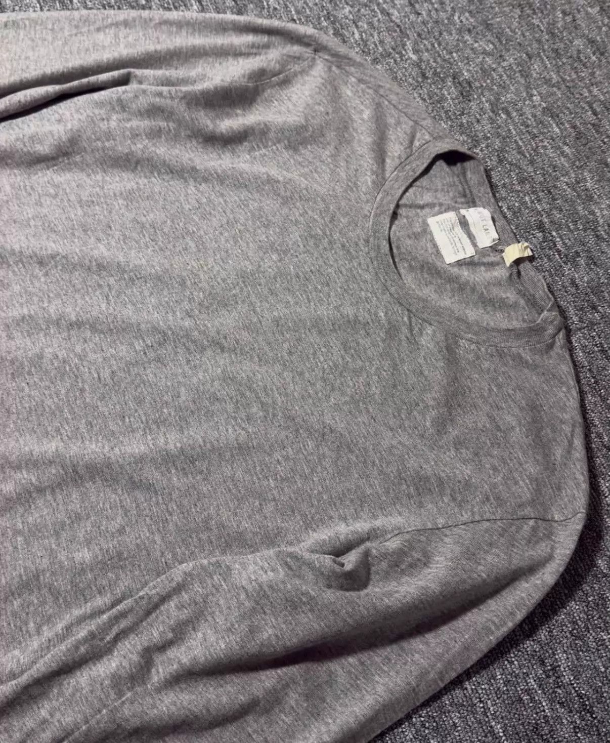 Helmut Lang Gray Long-Sleeve Crewneck Shirt Size US M / EU 48-50 / 2 - 3 Thumbnail