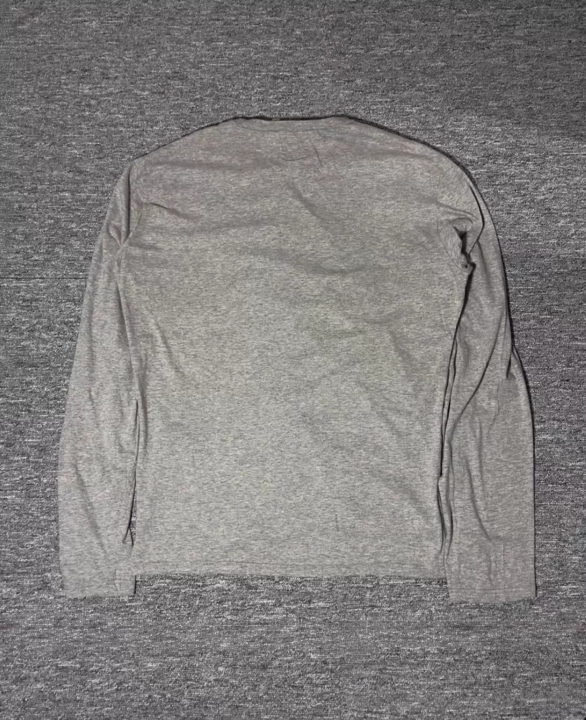 Helmut Lang Gray Long-Sleeve Crewneck Shirt Size US M / EU 48-50 / 2 - 2 Thumbnail