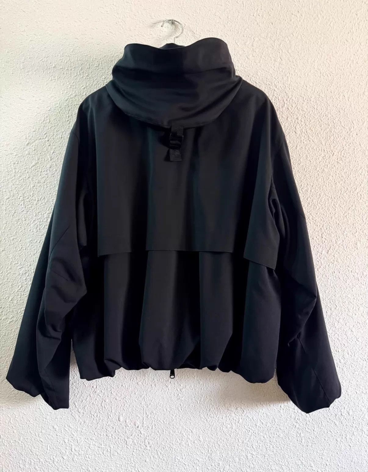 Yohji Yamamoto Black Hooded Zip-Up Jacket Size L Size US L / EU 52-54 / 3 - 2 Thumbnail