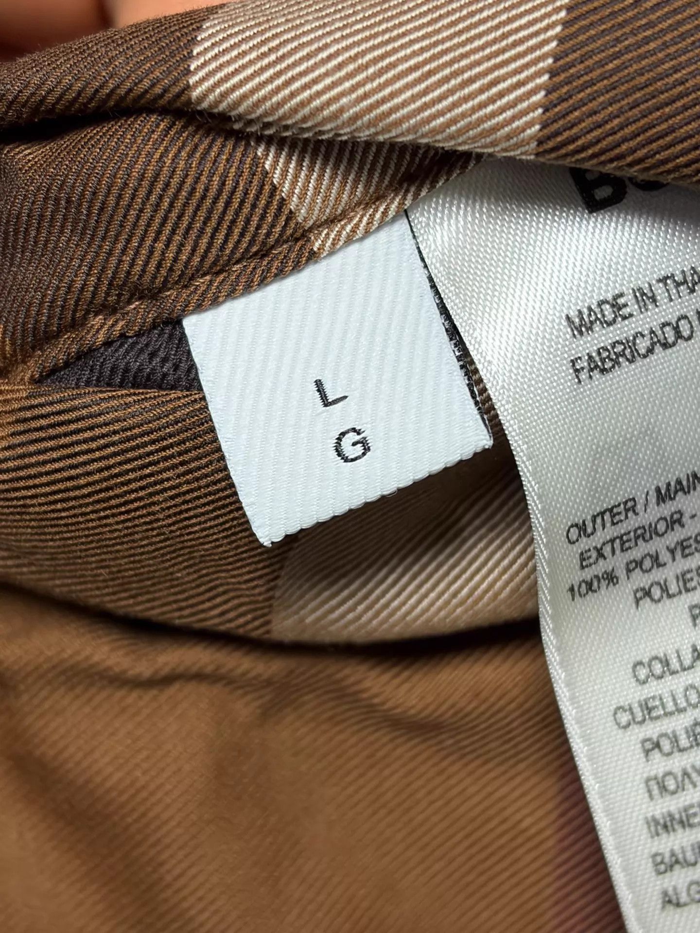Burberry Brown Quilted Jacket with Button Front - Size L Size US L / EU 52-54 / 3 - 7 Thumbnail