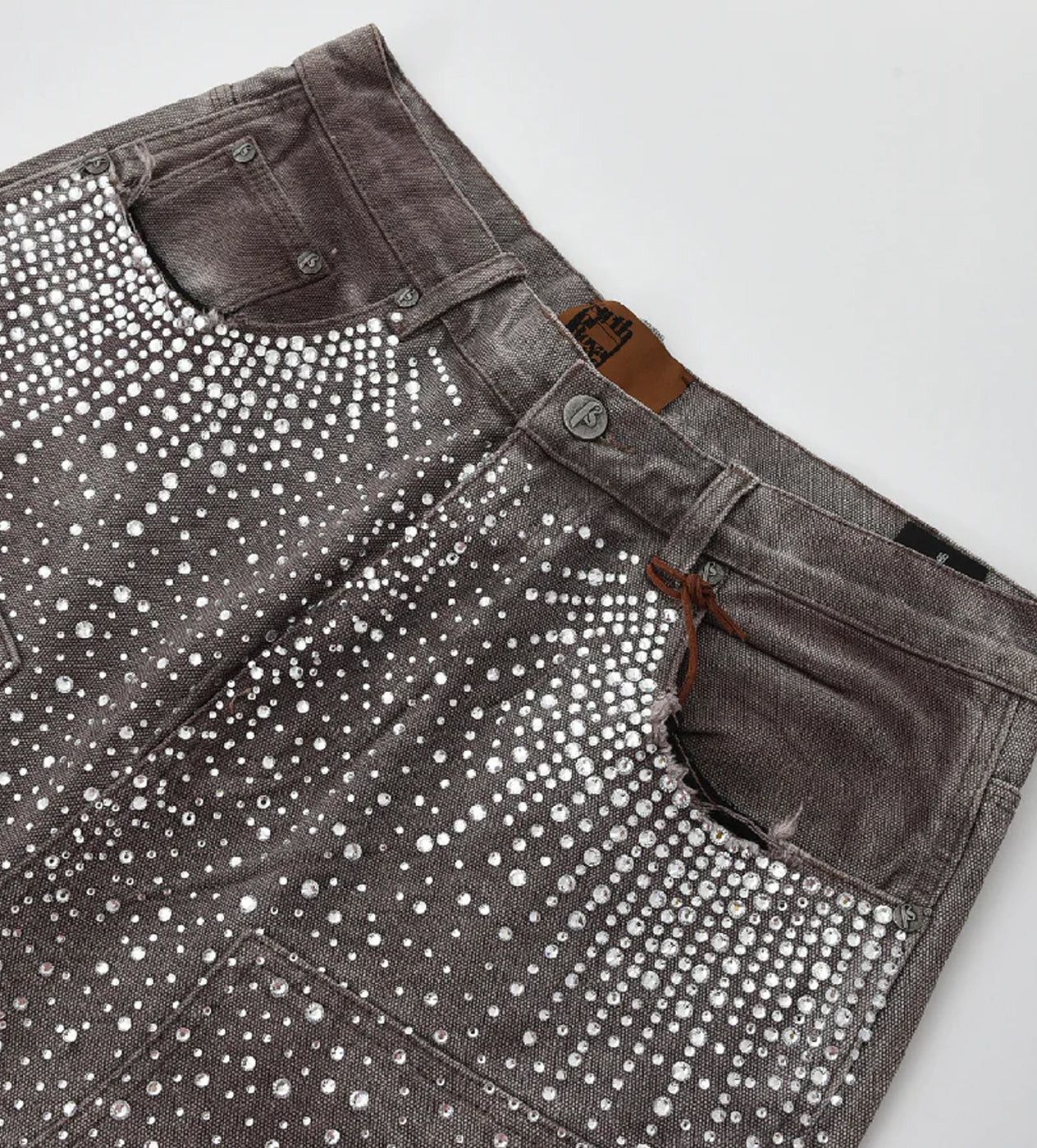 Birth of Royal Child Redial 20k Diamond Shorts Washed Brown Size US 36 / EU 52 - 3 Thumbnail