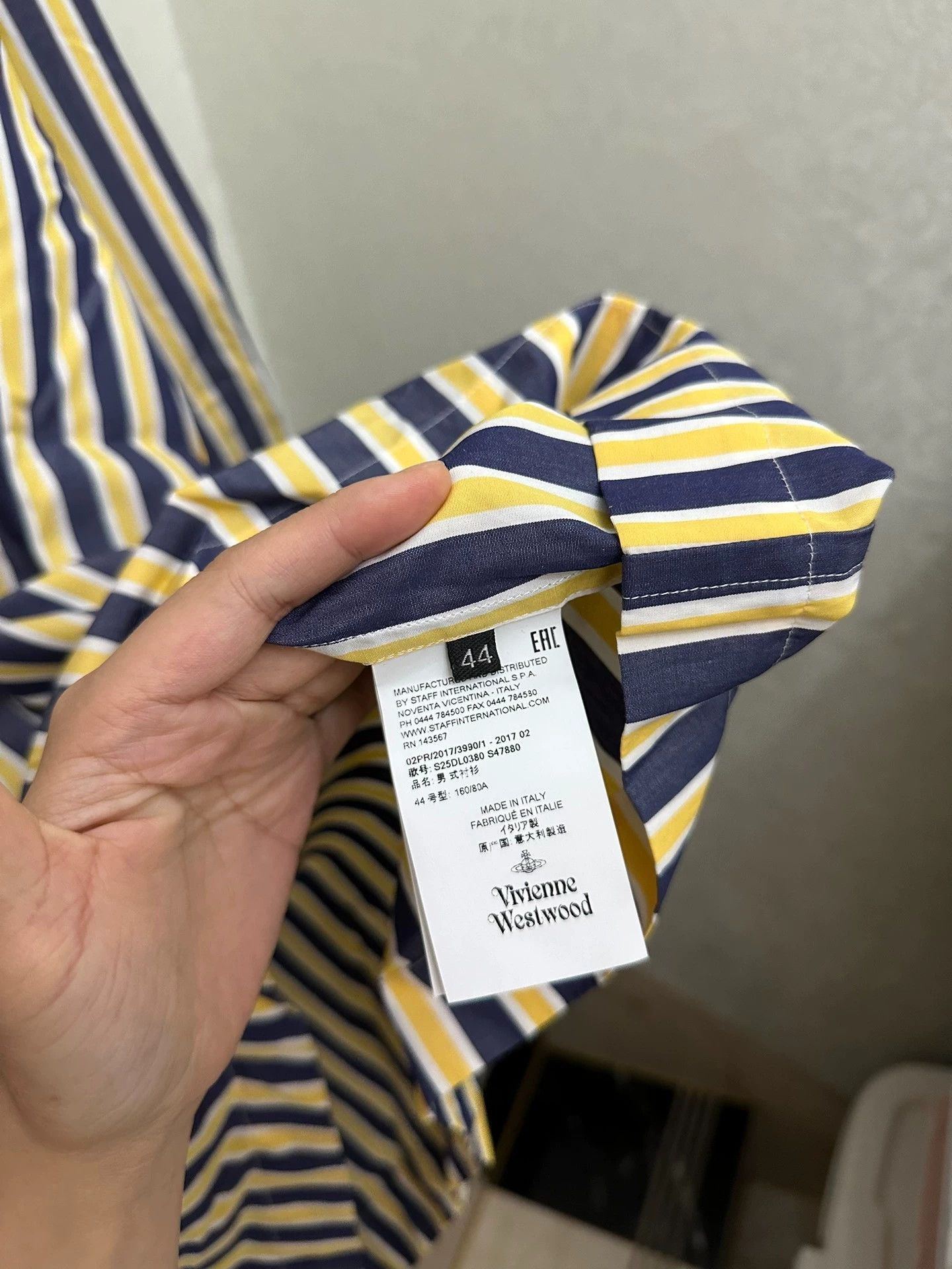 Vivienne Westwood Multi Striped Long Sleeve Button-Up Shirt Size US S / EU 44-46 / 1 - 8 Thumbnail