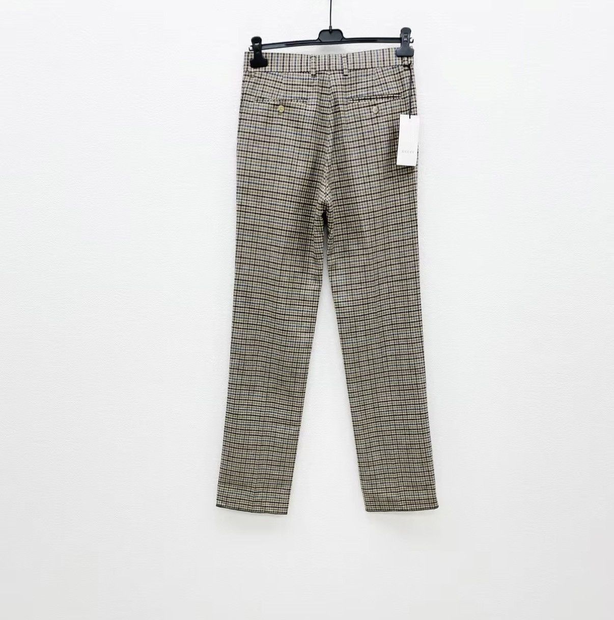 Gucci Beige Checkered Tailored Pants Size 28 Size US 28 / EU 44 - 4 Thumbnail