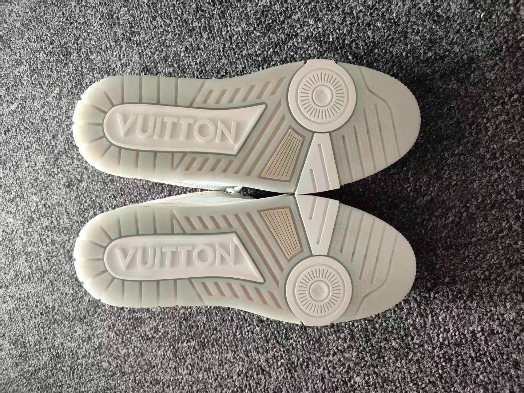 Louis Vuitton White High-Top Sneakers Size US 5.5 / EU 38 - 6 Thumbnail