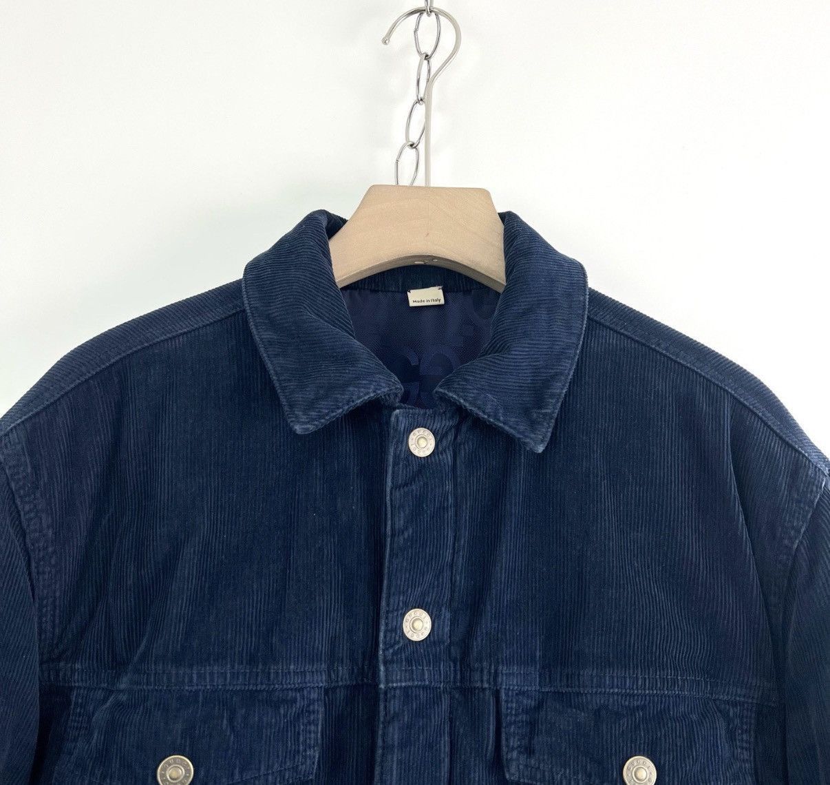 Gucci Blue Corduroy Button-Front Jacket Size S Size US S / EU 44-46 / 1 - 4 Thumbnail